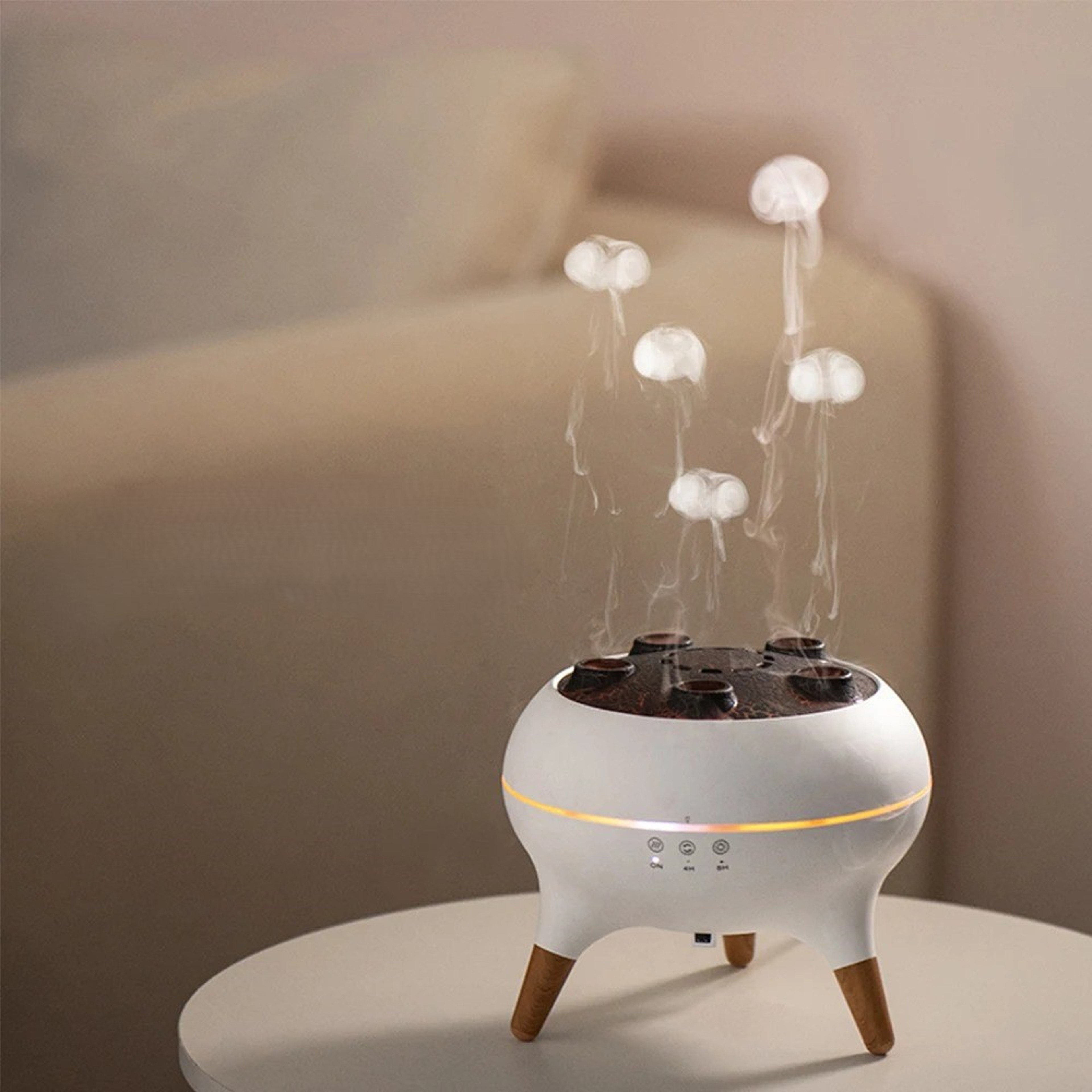 Remote Controlled Colorful LED Night Light Humidifier