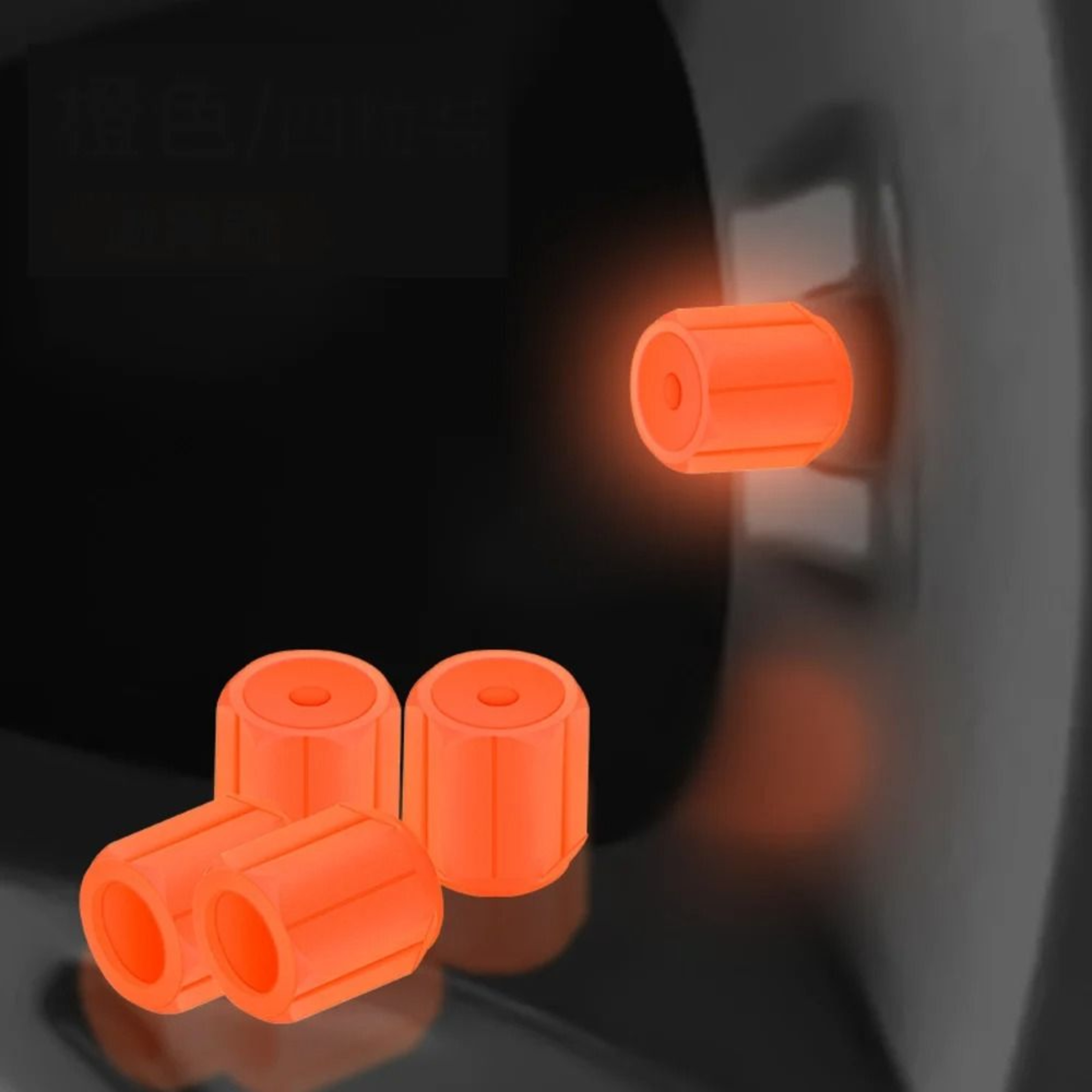 Easy to Install Universal Tire Valve Stem Covers