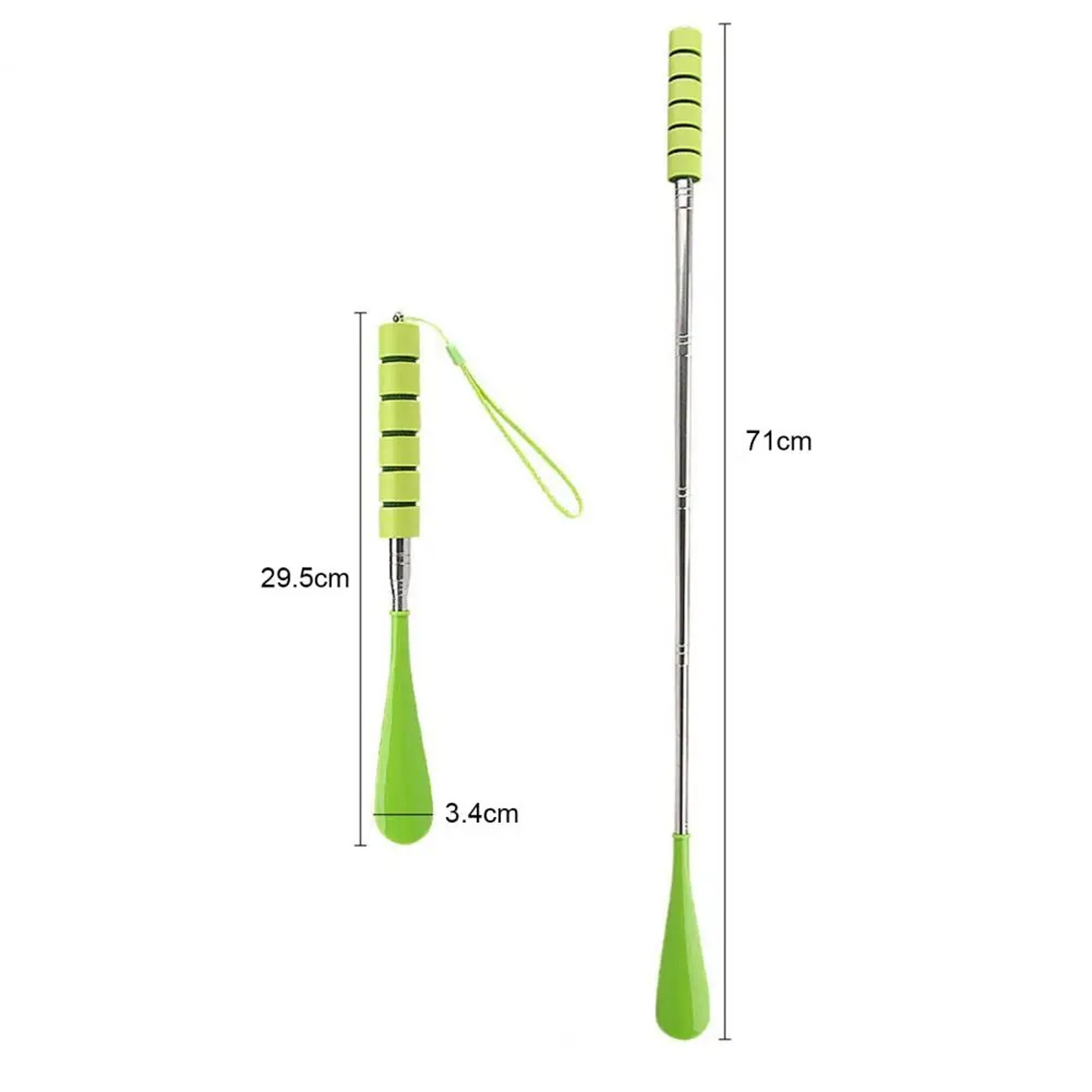 Premium Telescopic Stainless Steel Shoe Horn with Non-Slip Handle – view 10
