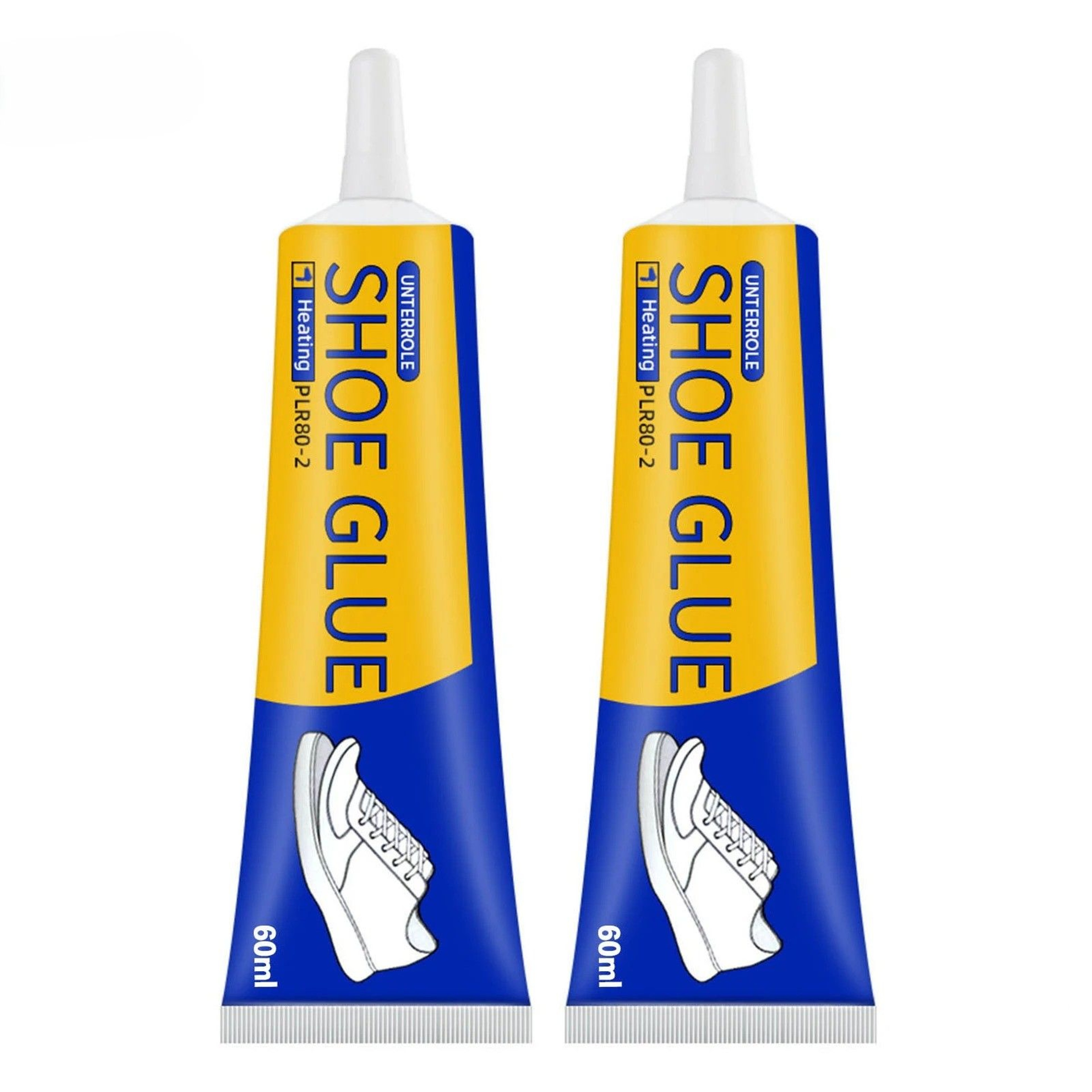 Transparent shoe glue for seamless repair