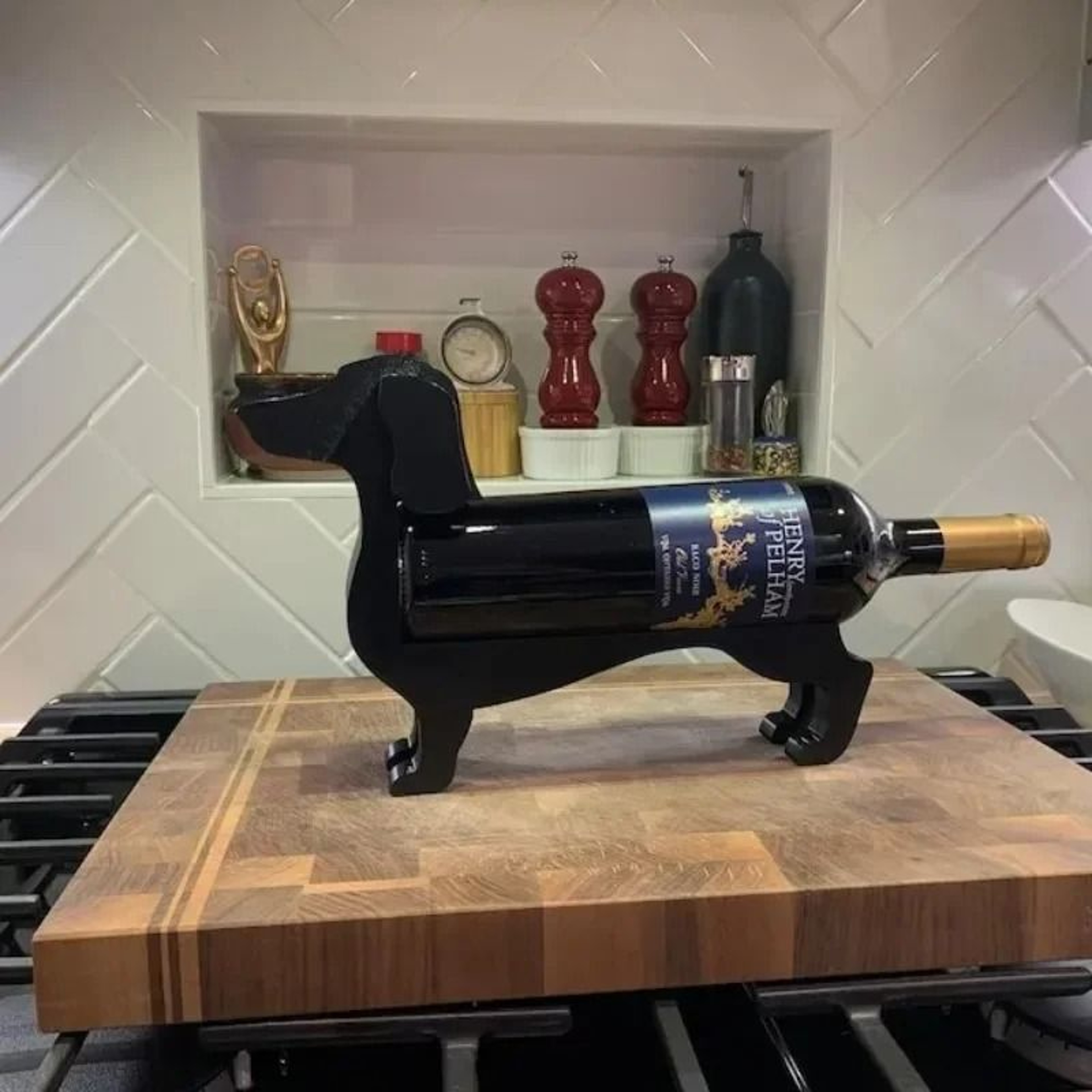 Modern Wine Bottle Holder Gift