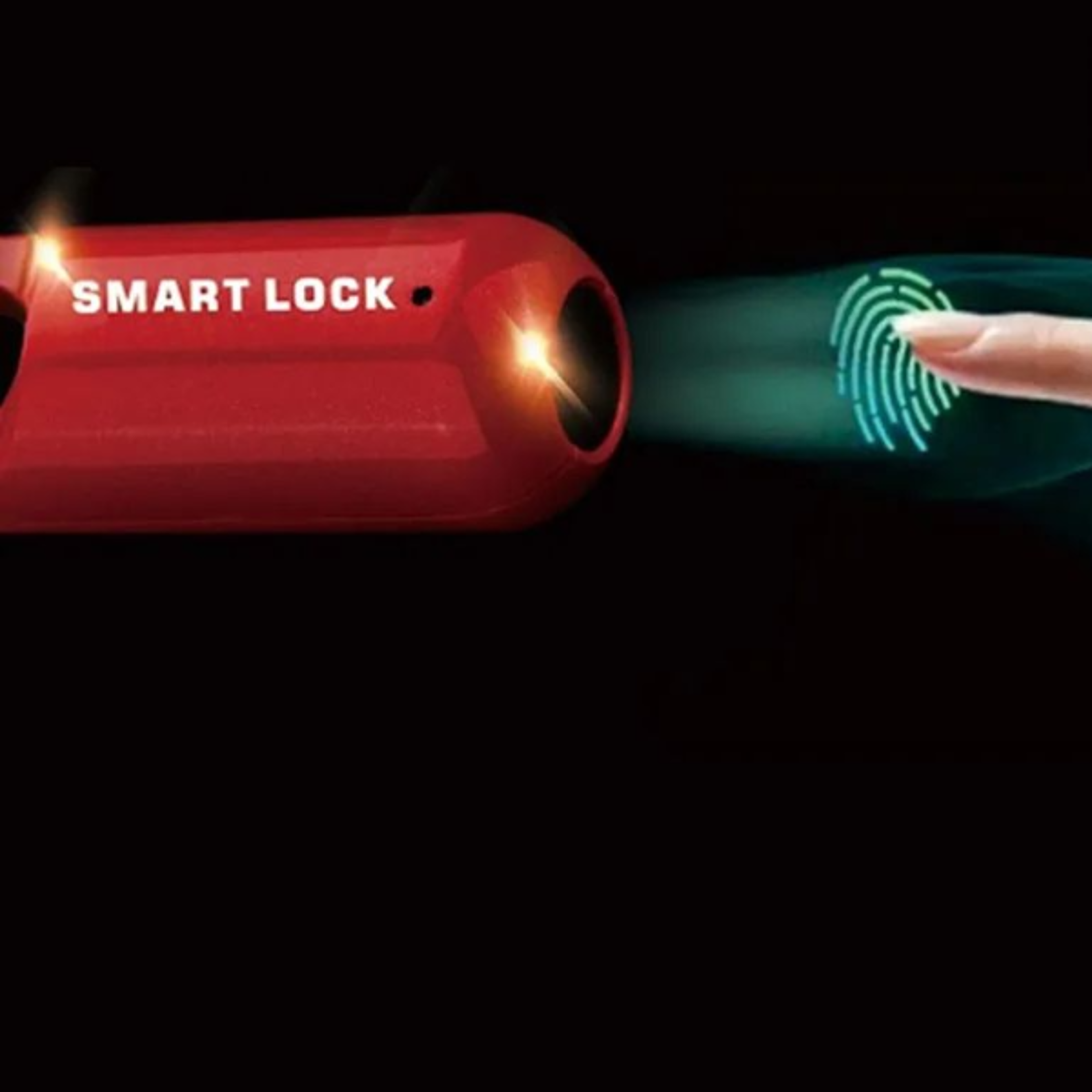 Biometric Fingerprint Padlock Smart Keyless Lock For Gym School Locker Backpack  Travel 2