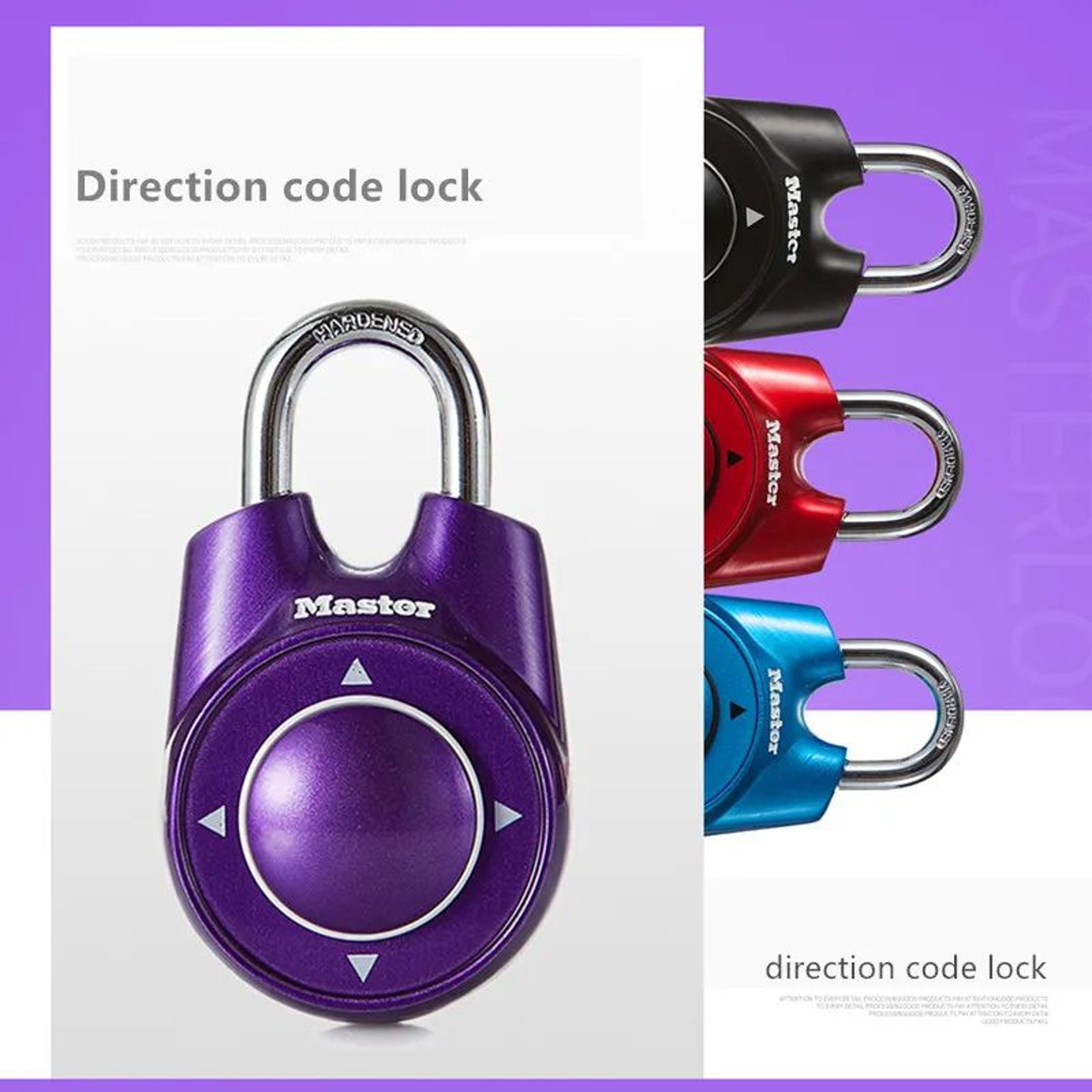 Directional Password Padlock For Gym School Health Club Portable Anti Shim Secure Lock 18