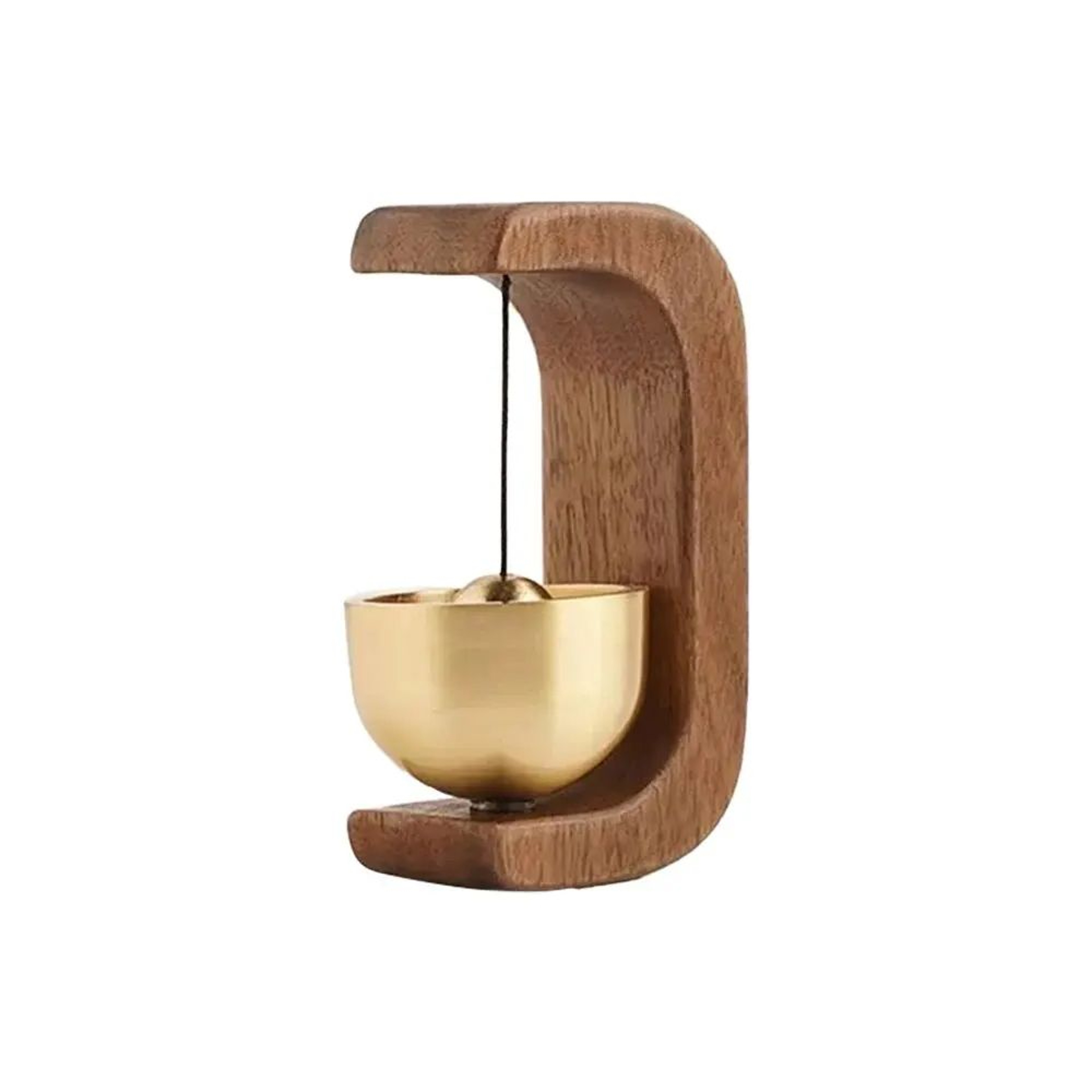 Elegant Suction Door Solid Wood Wind Chime Entry Door Bell Hanging Ornament 0