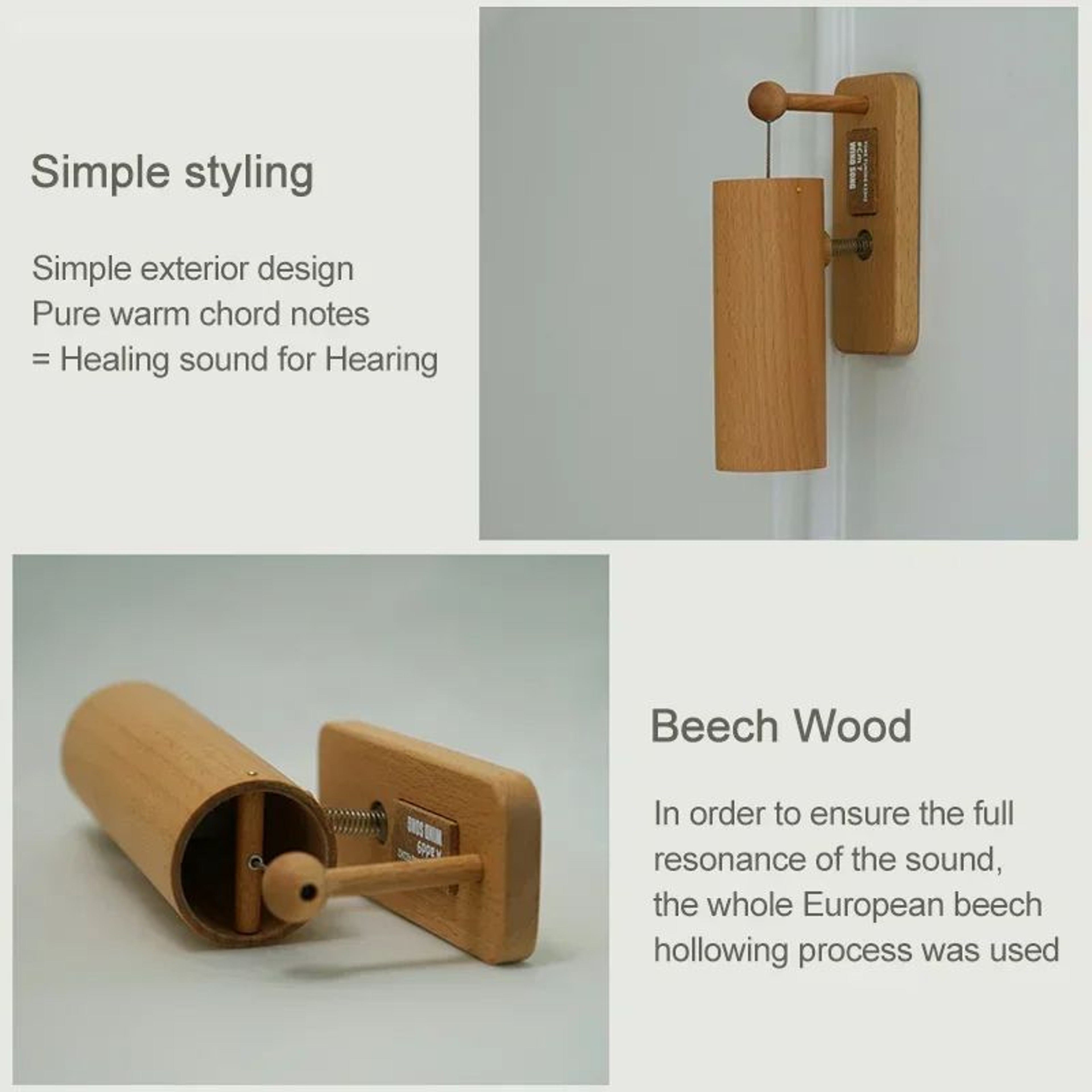 Door Opening Woodmade Doorbell Chime Music Chords Ideal For Home  Business Entrance Housewarming Gi