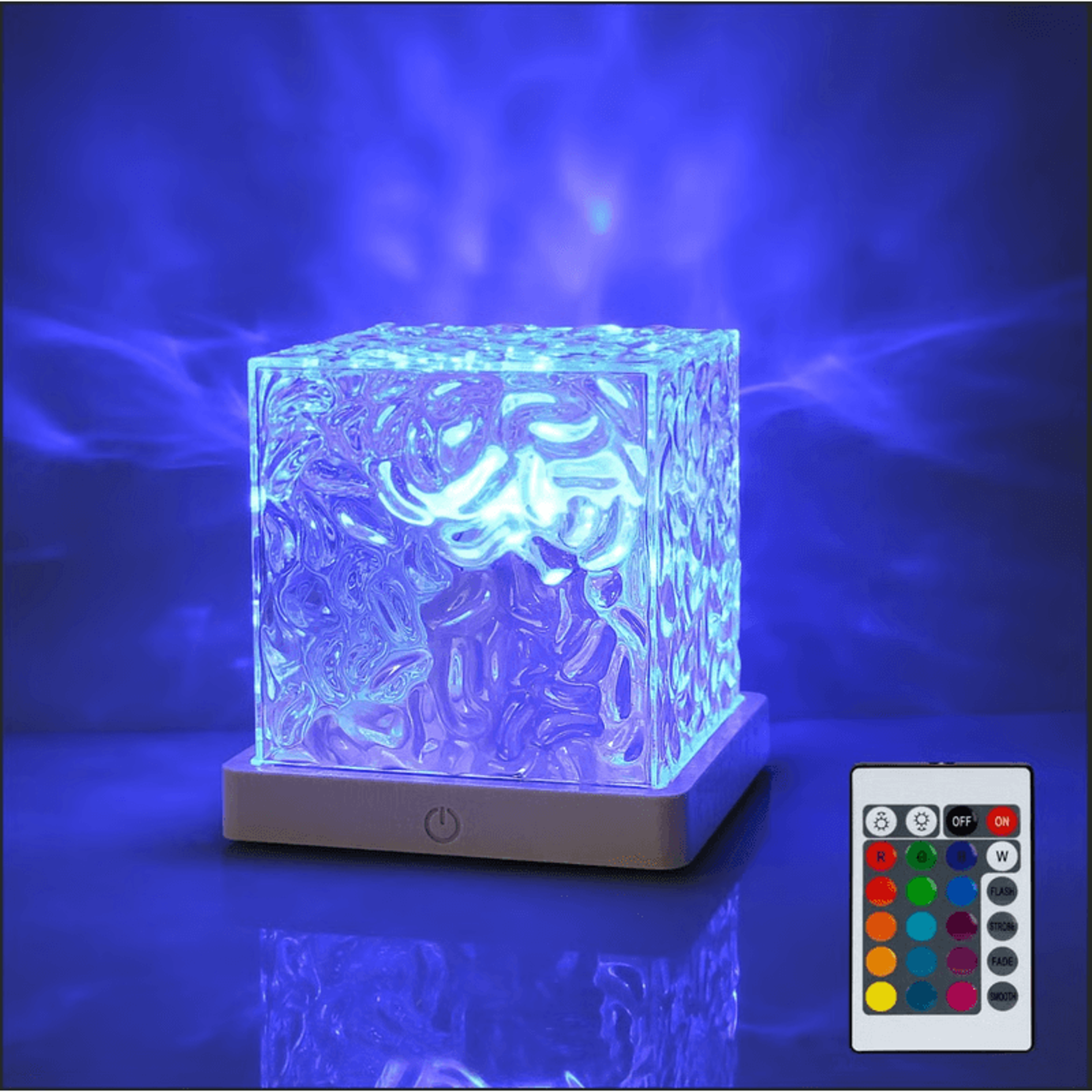 Mood projector lamp showing water effect