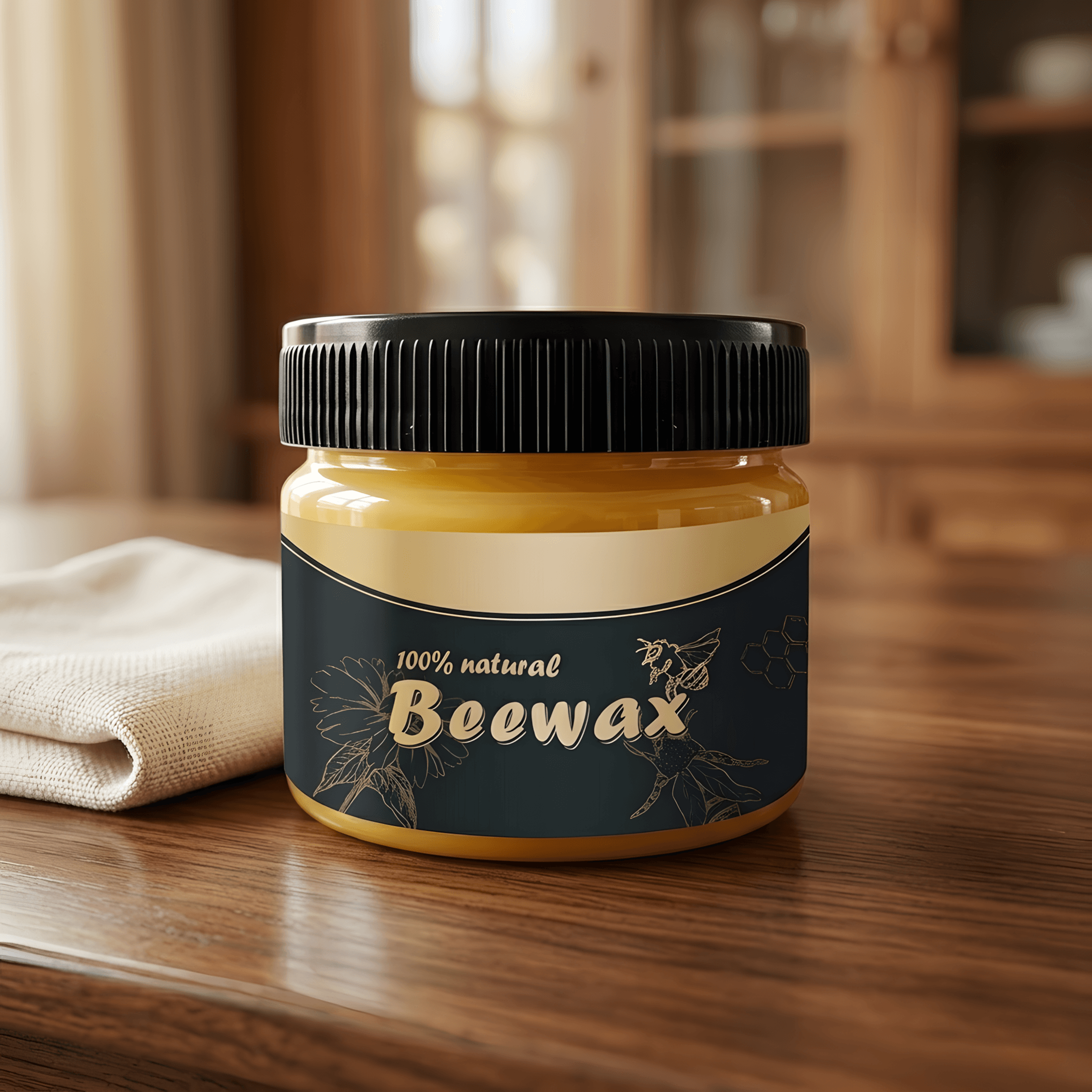 Eco Elegance  AllNatural 2in1 Beeswax Furniture Polish For Pristine Wood Restoration Safe  Effectiv