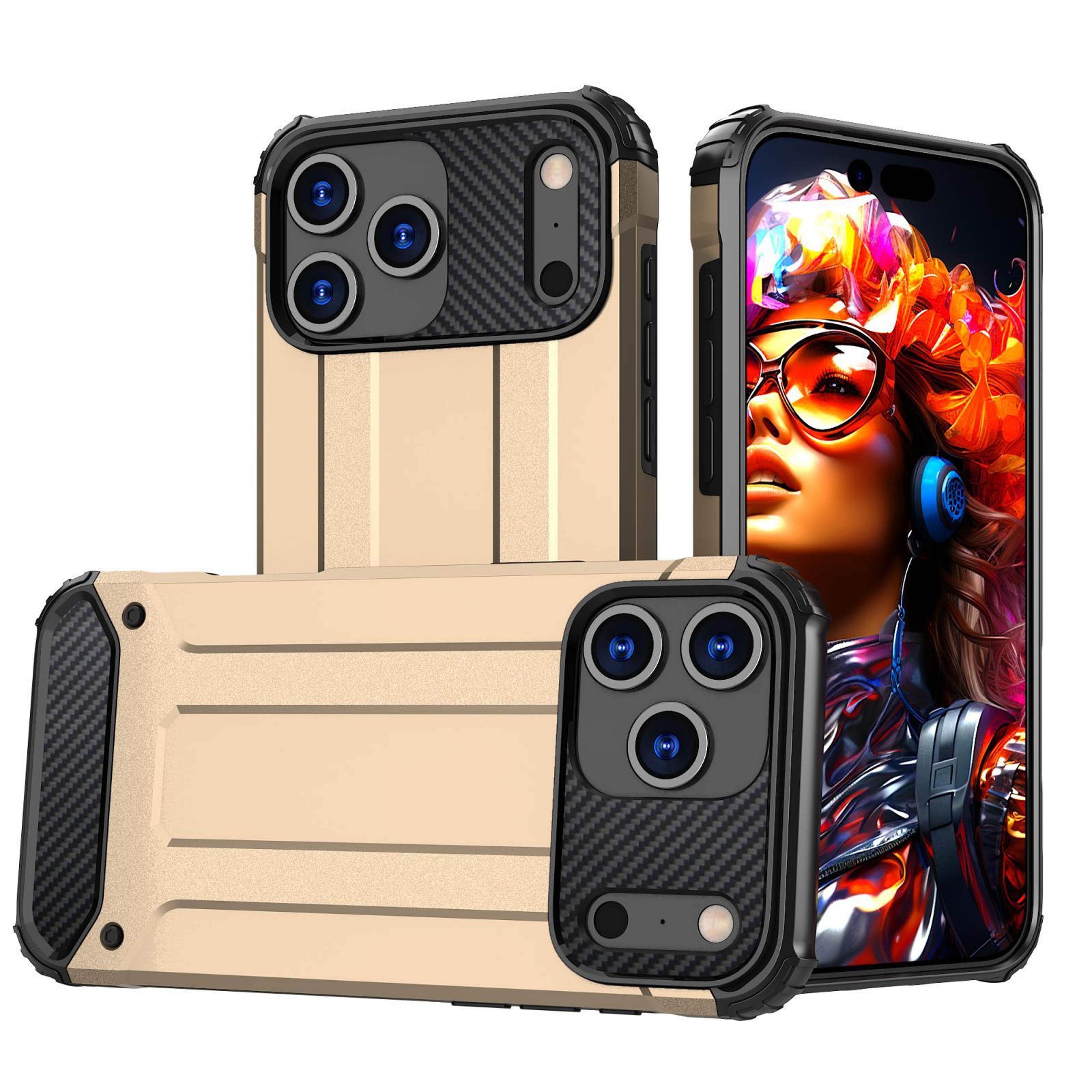 IPhone 17 Pro  17 Pro Max Magic Armor TPU Shockproof Protective Case Scratch Resistant Cover 2