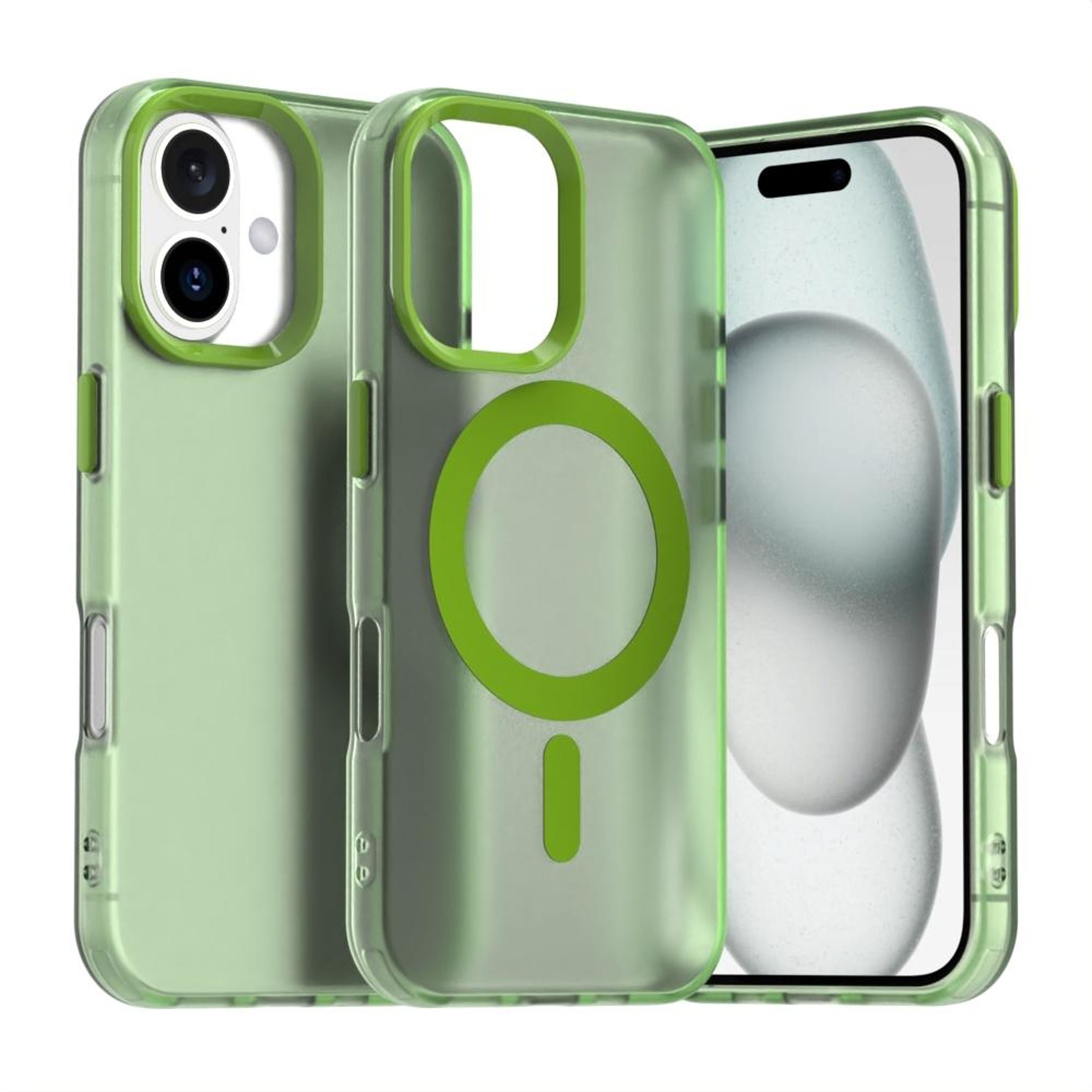 IPhone 16 MagSafe Candy Case Slim Shockproof TPU Hybrid Cover 5