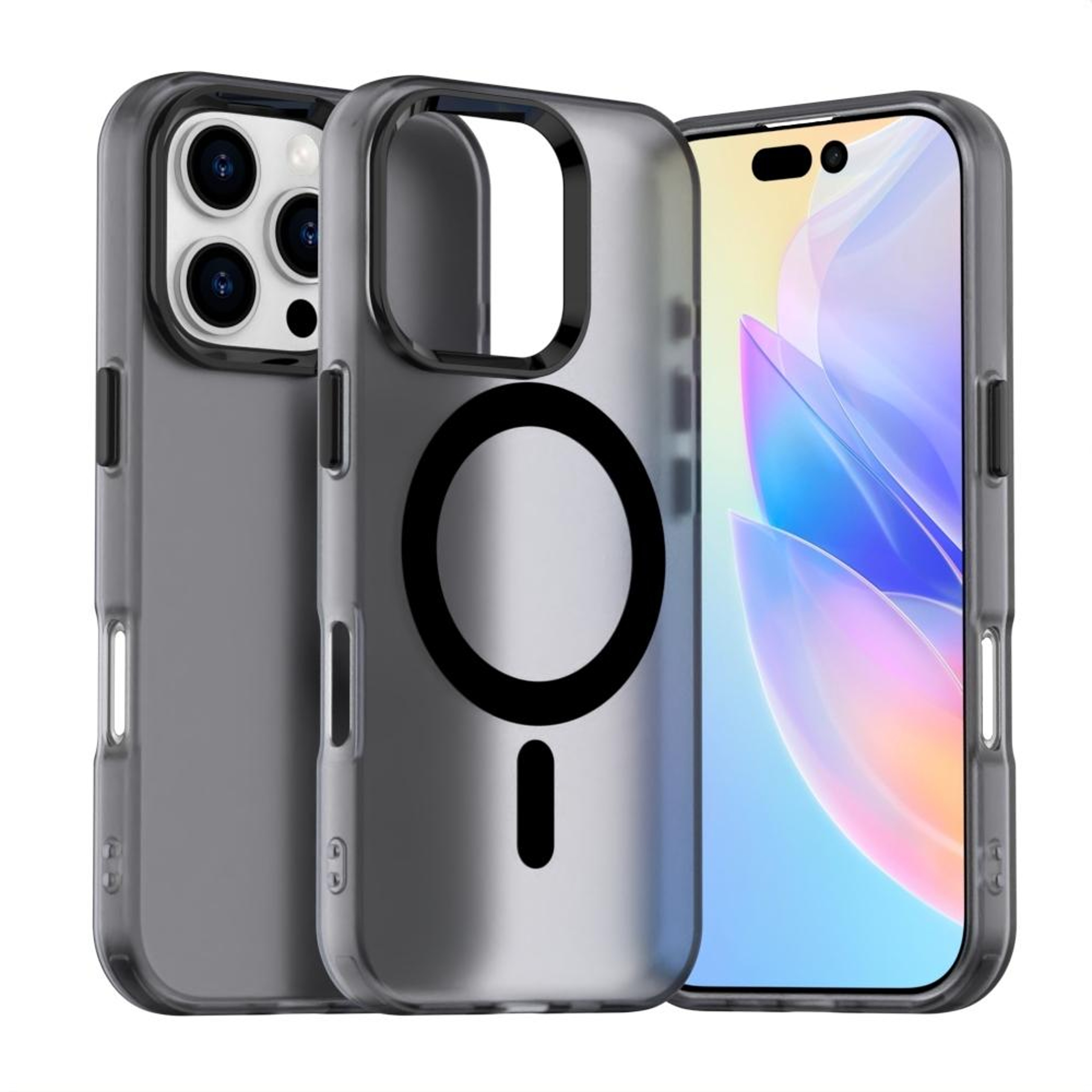 MagSafe Hybrid Shockproof Case For IPhone 16 Pro Slim Candy TPU PC Cover 0