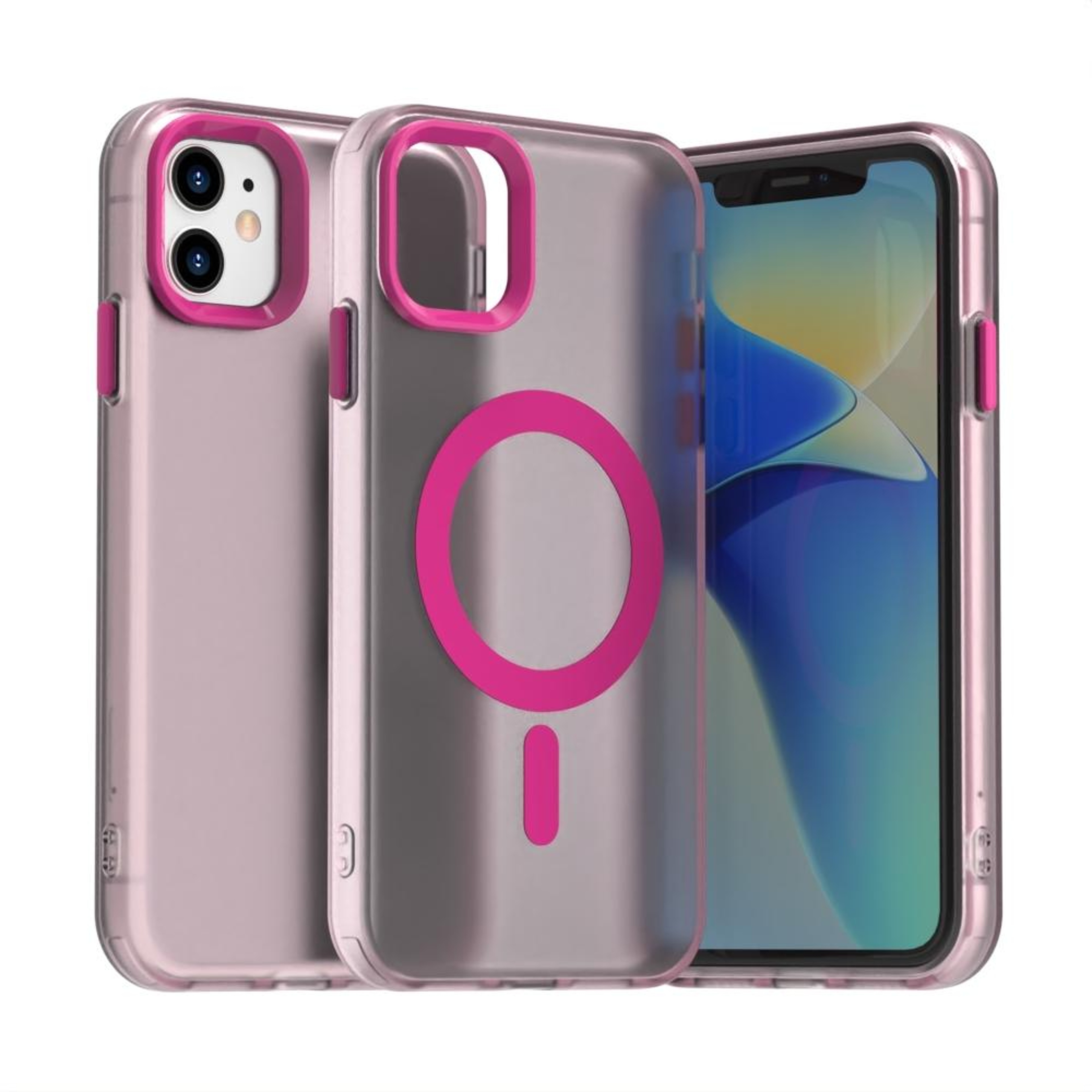 Candy MagSafe Hybrid TPU PC Protective Case for iPhone 17e 16e Wireless Charging Compatible – view 87