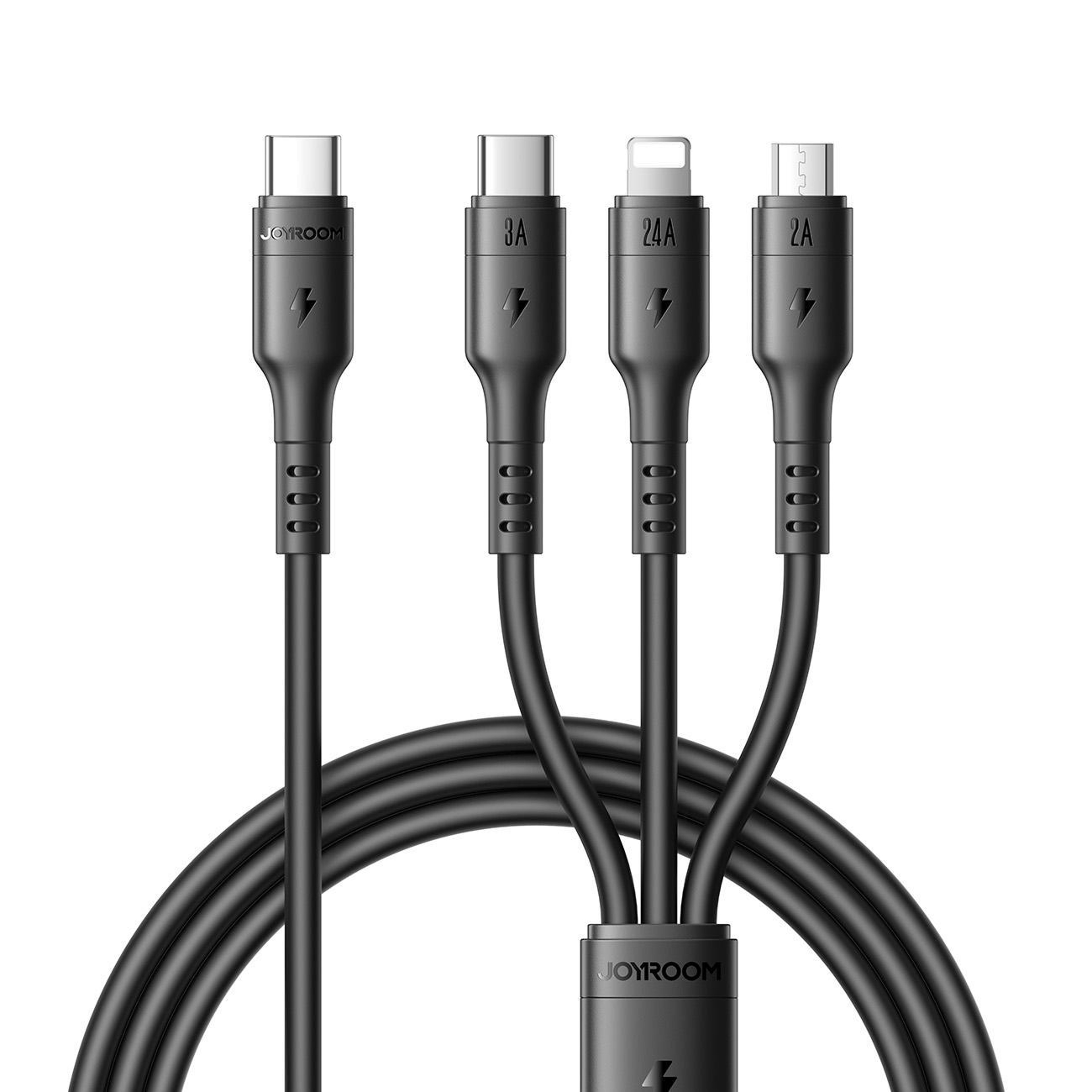 A61 OmniGo 3 in 1 USB C Multi Charging Cable Fast Charge Type C to Lightning Micro USB – view 8