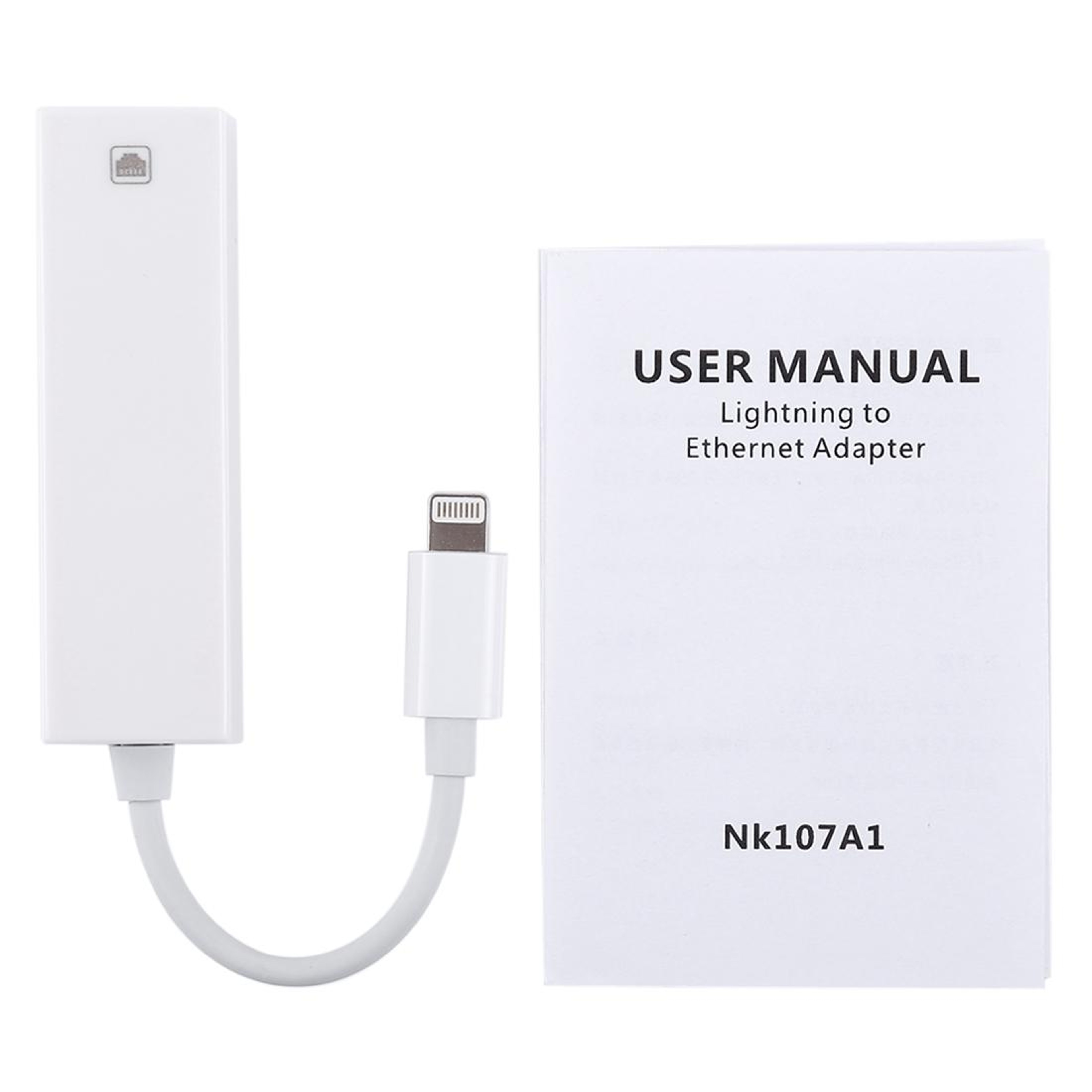 Lightning to Ethernet Adapter Cable for iPhone & iPad, RJ45 Wired LAN Internet Connection – view 4