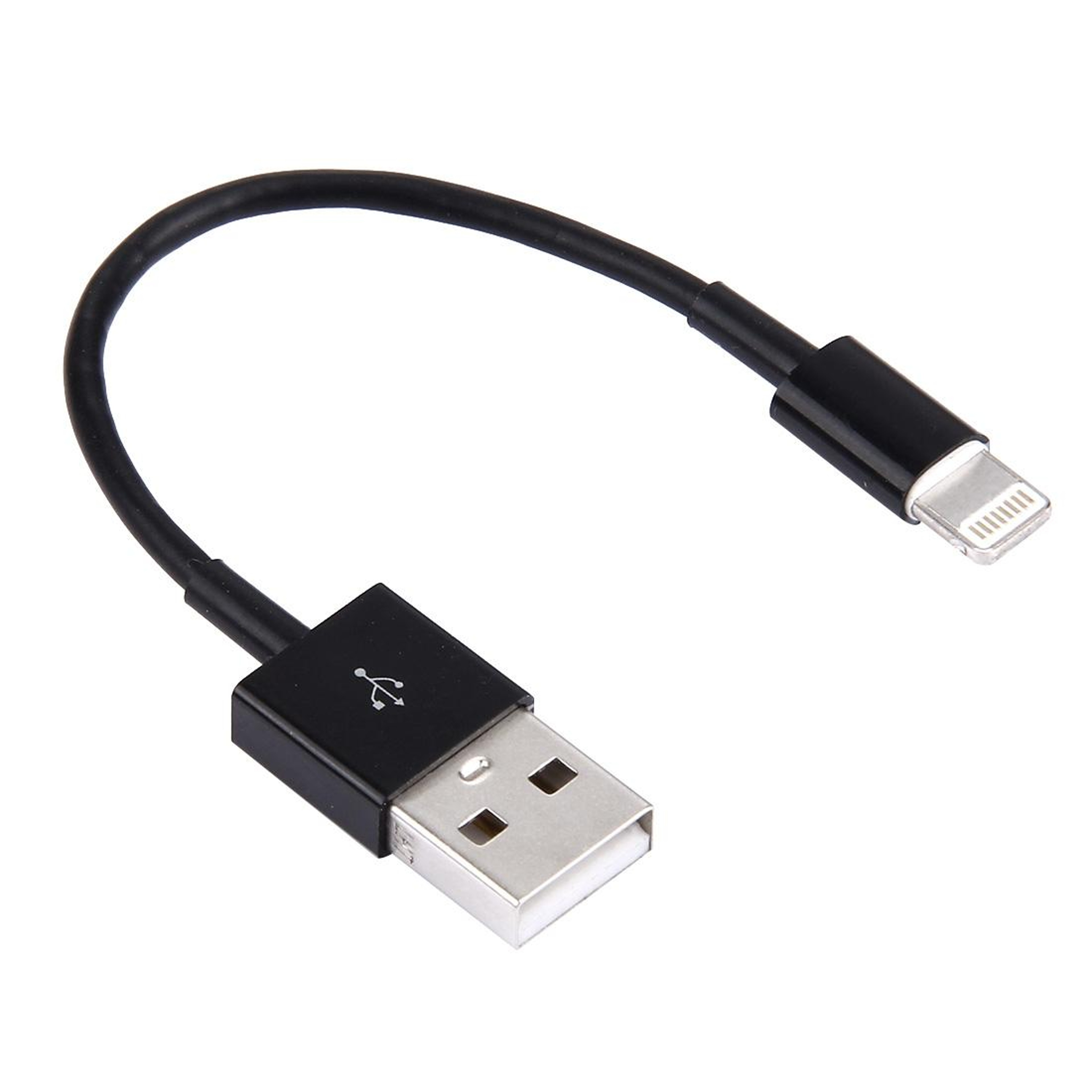 Short 8 Pin Charging Cable, Portable Lightning Sync Cable, Mini USB Data Cable for iPhone iPad – view 7