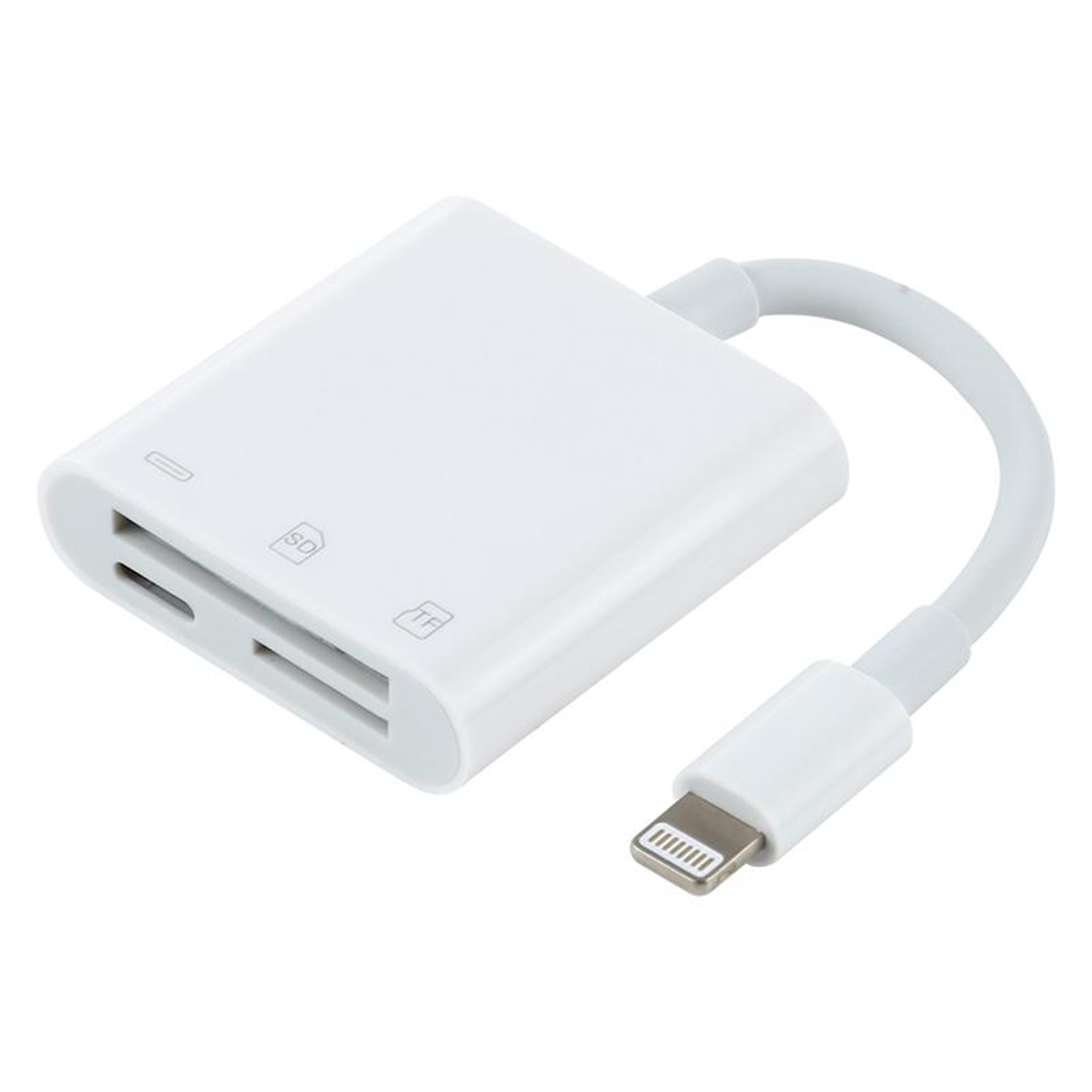 3 in 1 Lightning SD Card Reader Adapter for iPhone Fast Transfer Camera Memory Card Reader – view 1