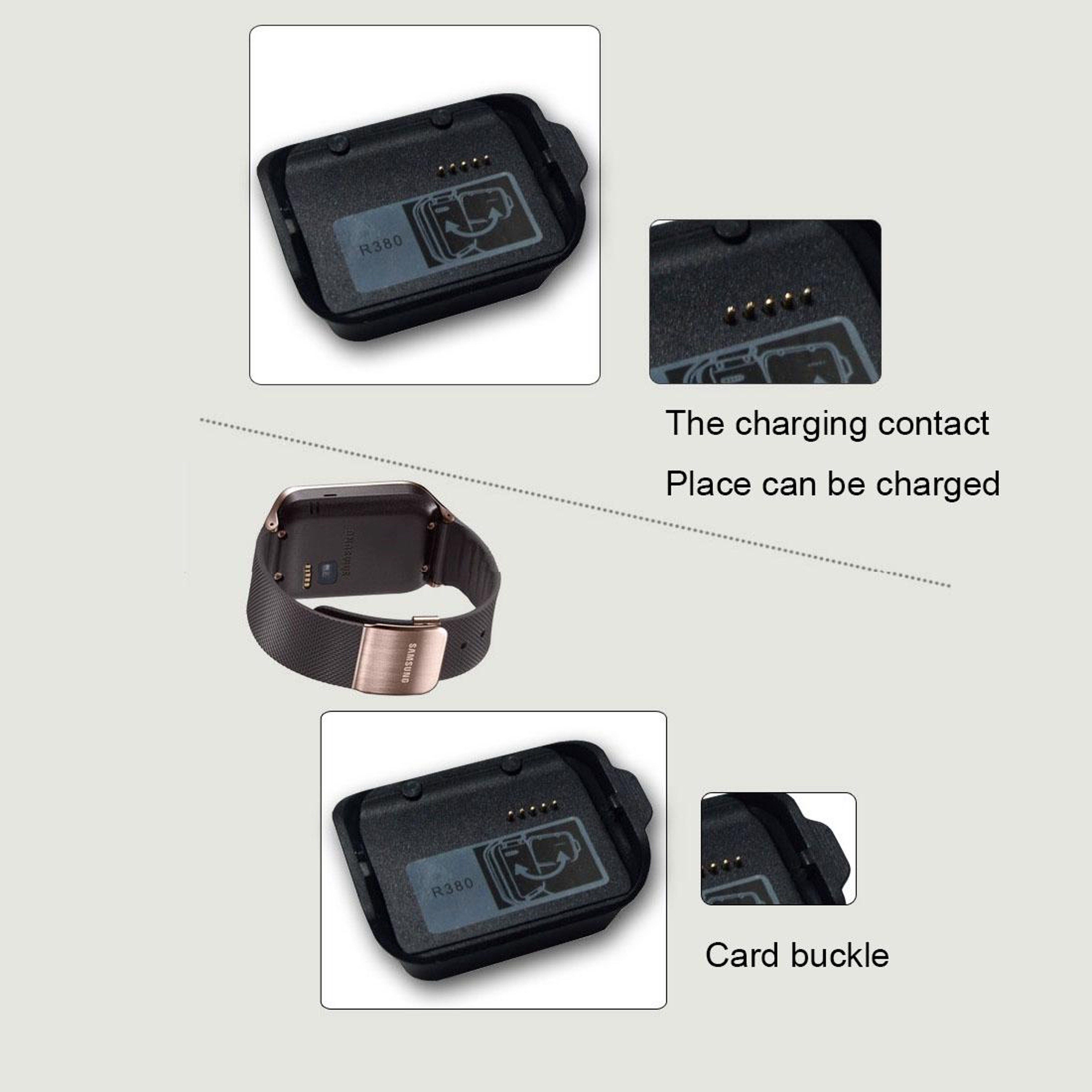 Samsung Gear 2 R380 Charging Cradle Dock USB Cable Magnetic Replacement Charger Base – view 10