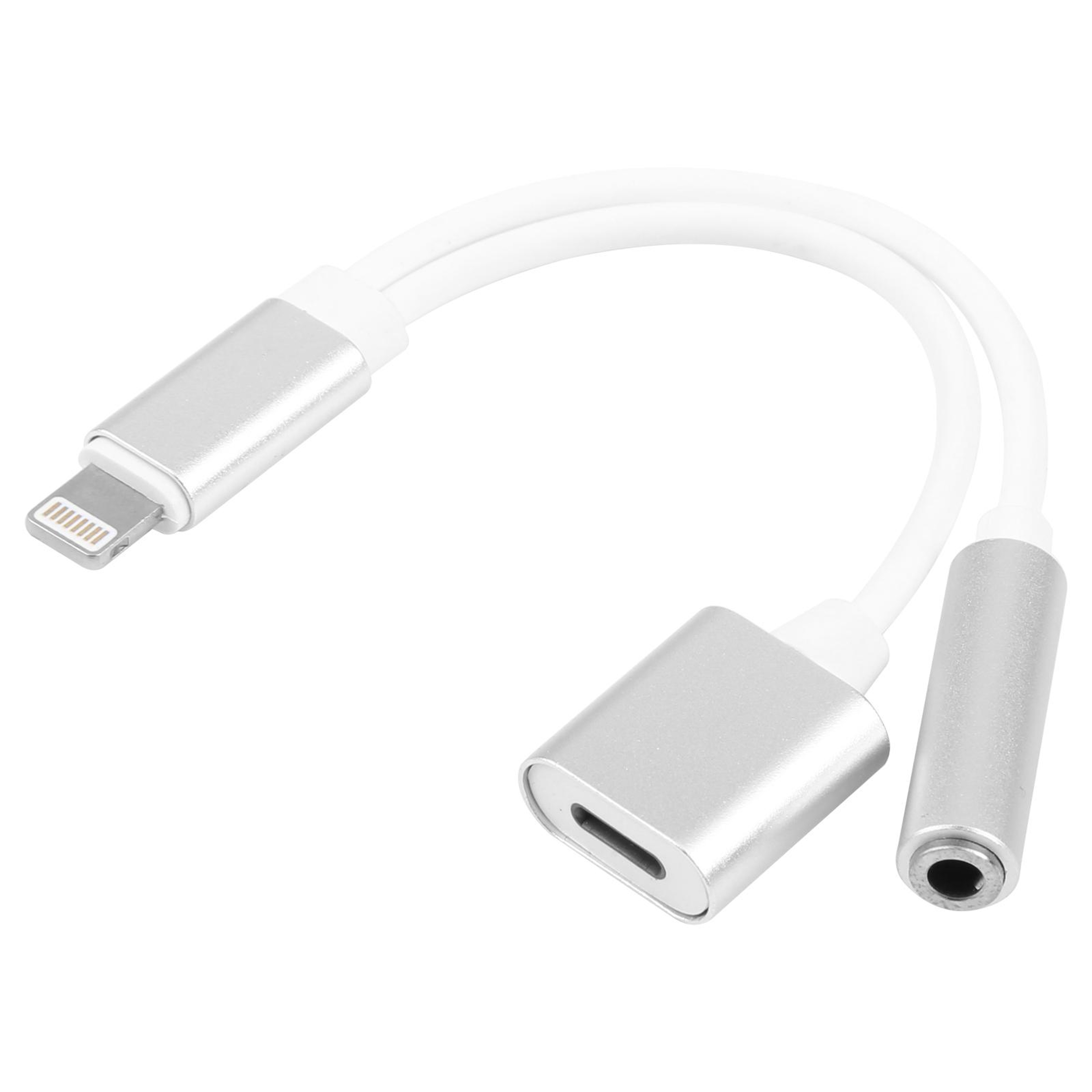 8 Pin to 3.5mm Audio & Charging Adapter Cable for iOS Devices Compact Lightning Converter 10cm – view 1