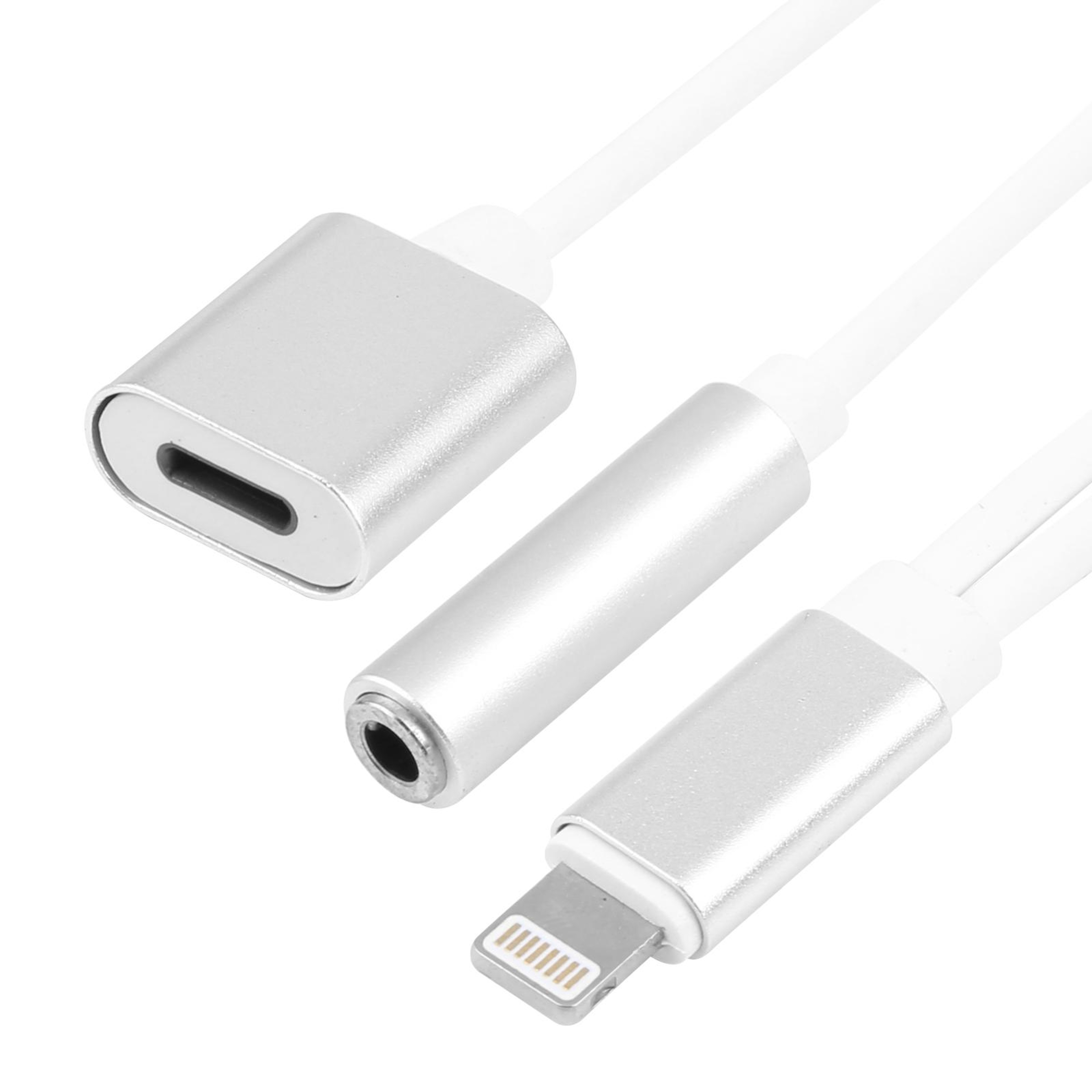 8 Pin to 3.5mm Audio & Charging Adapter Cable for iOS Devices Compact Lightning Converter 10cm – view 2