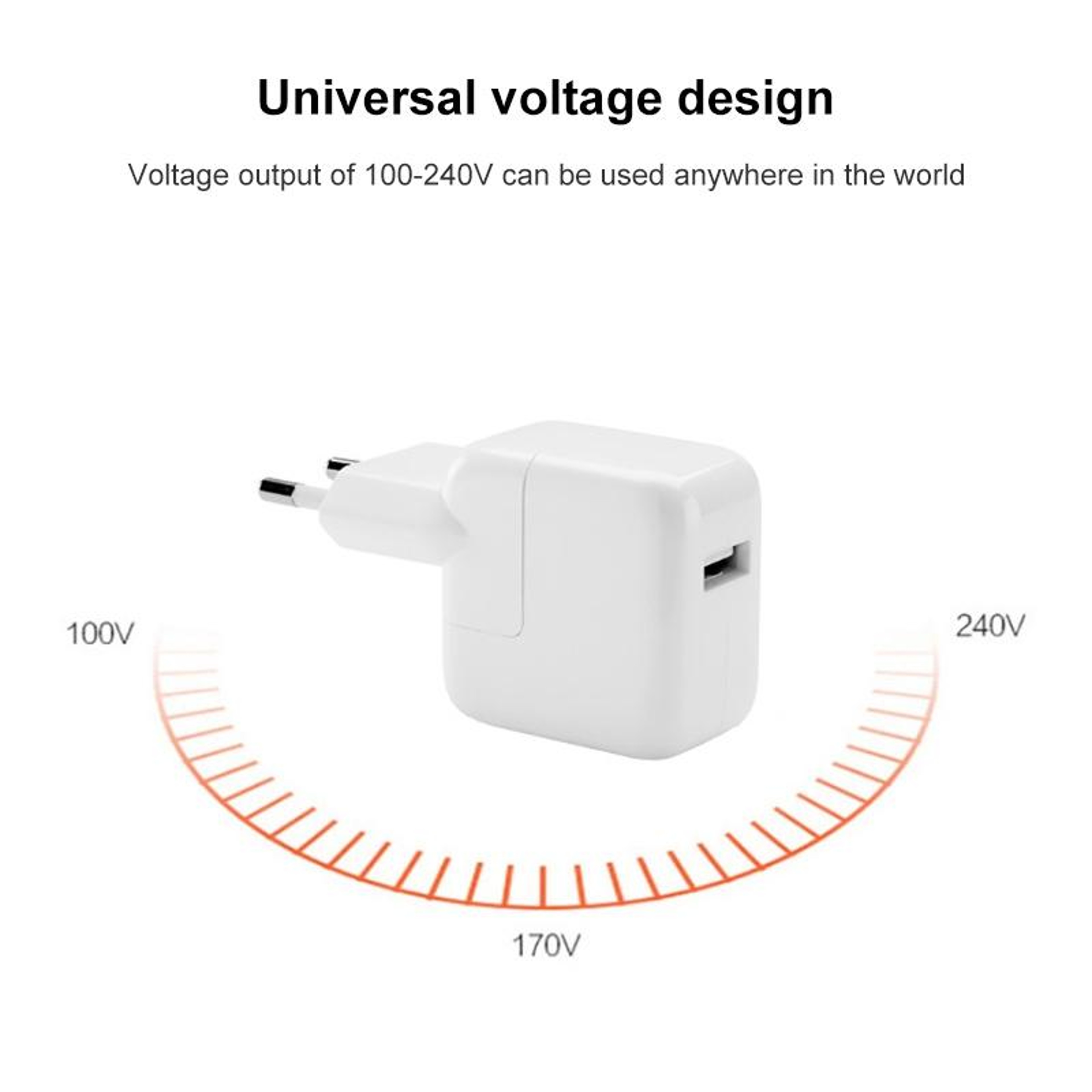 12W USB Charger with 8 Pin Lightning Cable for iPhone iPad  Fast Charging Kit – view 6