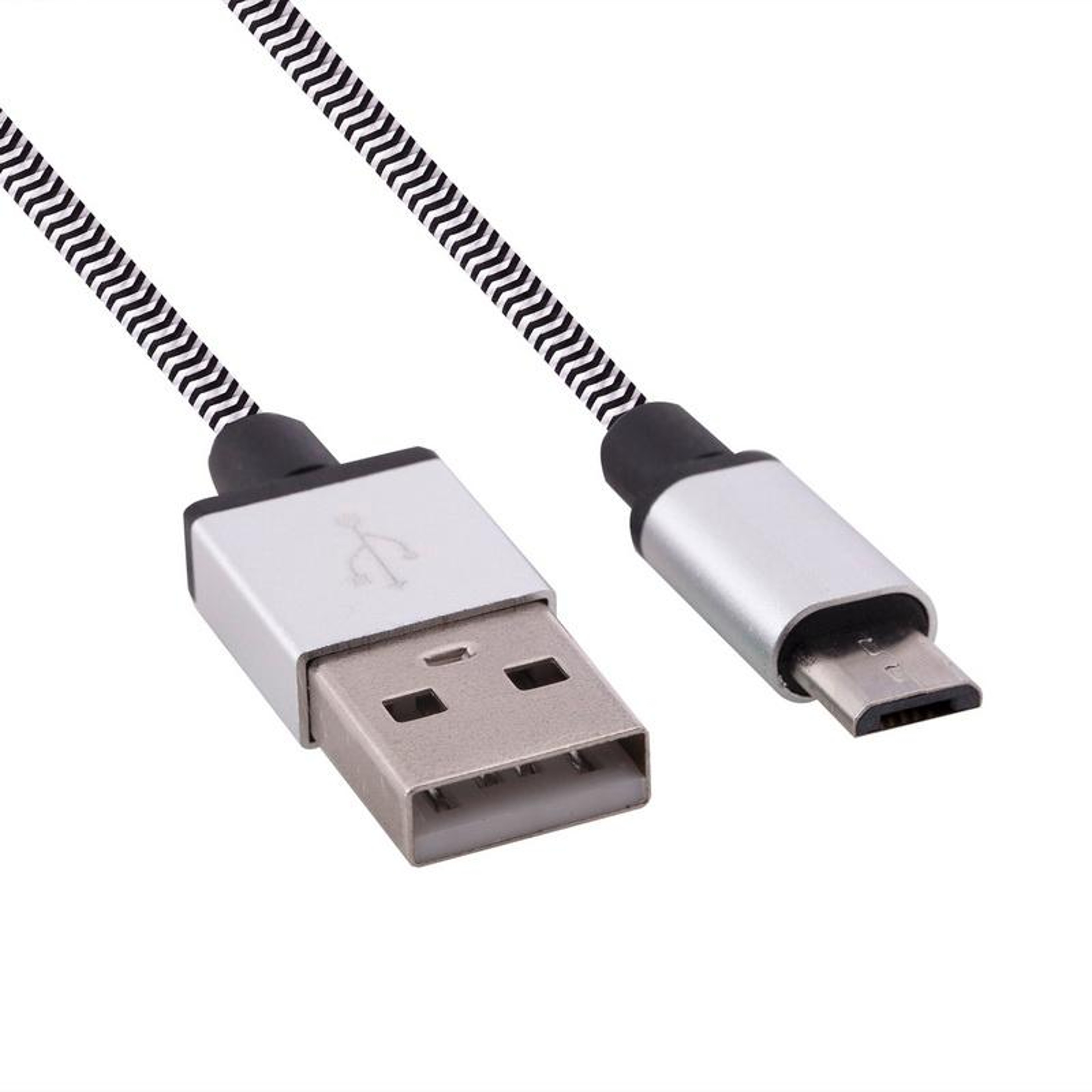 1m Woven Braided Micro USB to USB 2.0 Fast Charging & Data Sync Cable – view 11