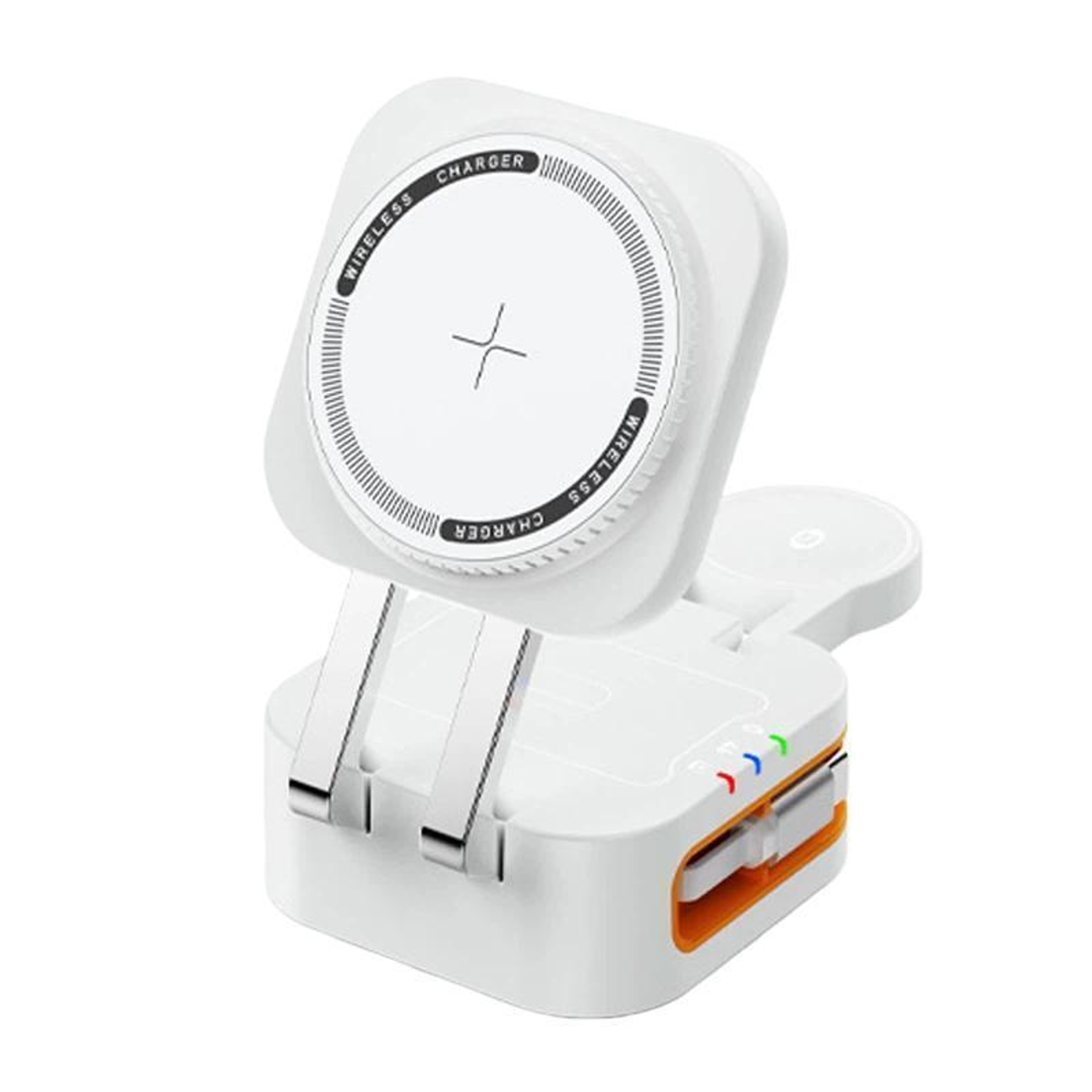 15W 3 in 1 Magnetic Wireless Charger Stand Foldable Retractable Fast Charging Dock – view 11