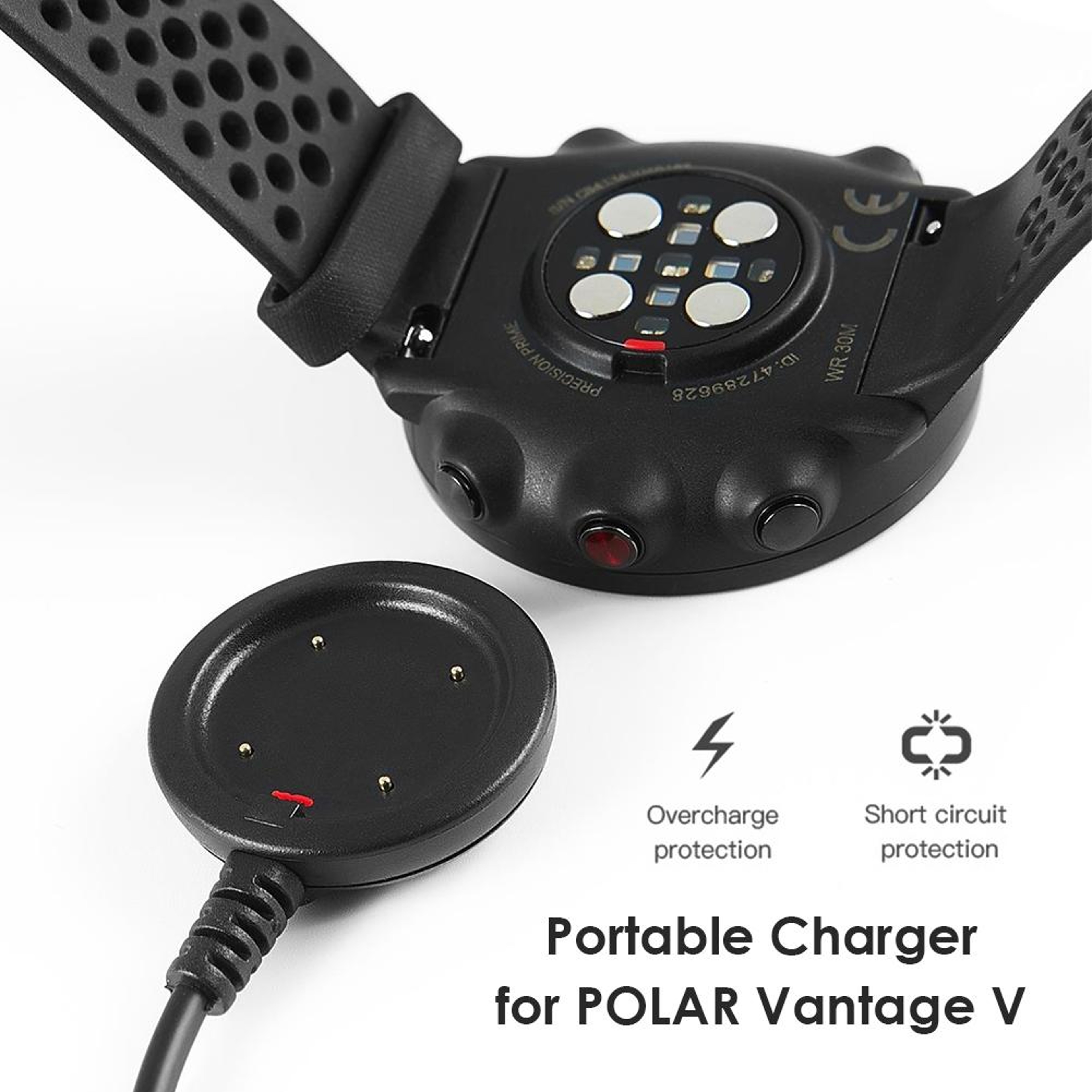 USB Magnetic Charger Cable for Polar Grit X, Ignite, Vantage V & Vantage M Smartwatches – view 6
