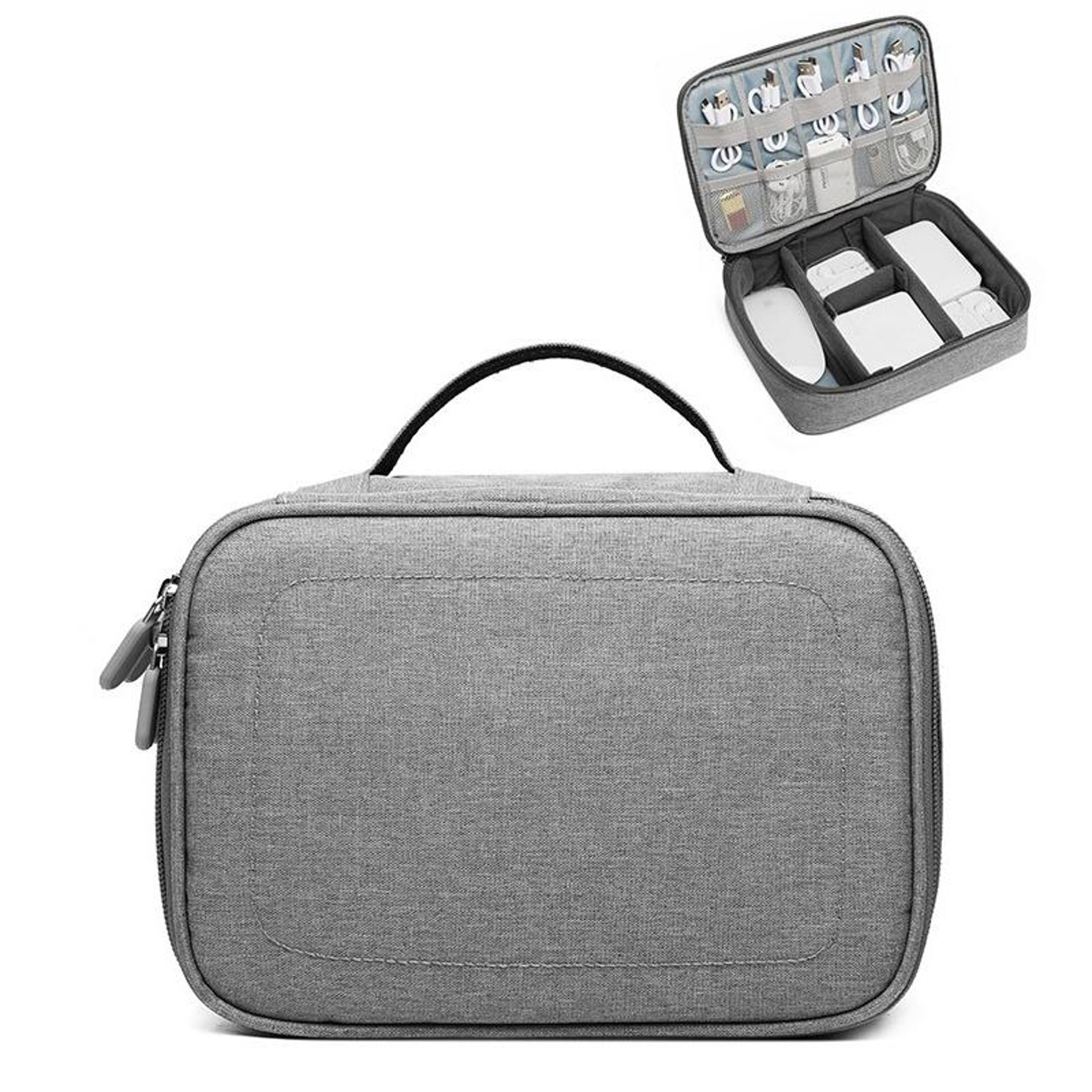 Multi-Function Headphone & Cable Storage Bag Travel Organizer for Electronics Accessories – view 8