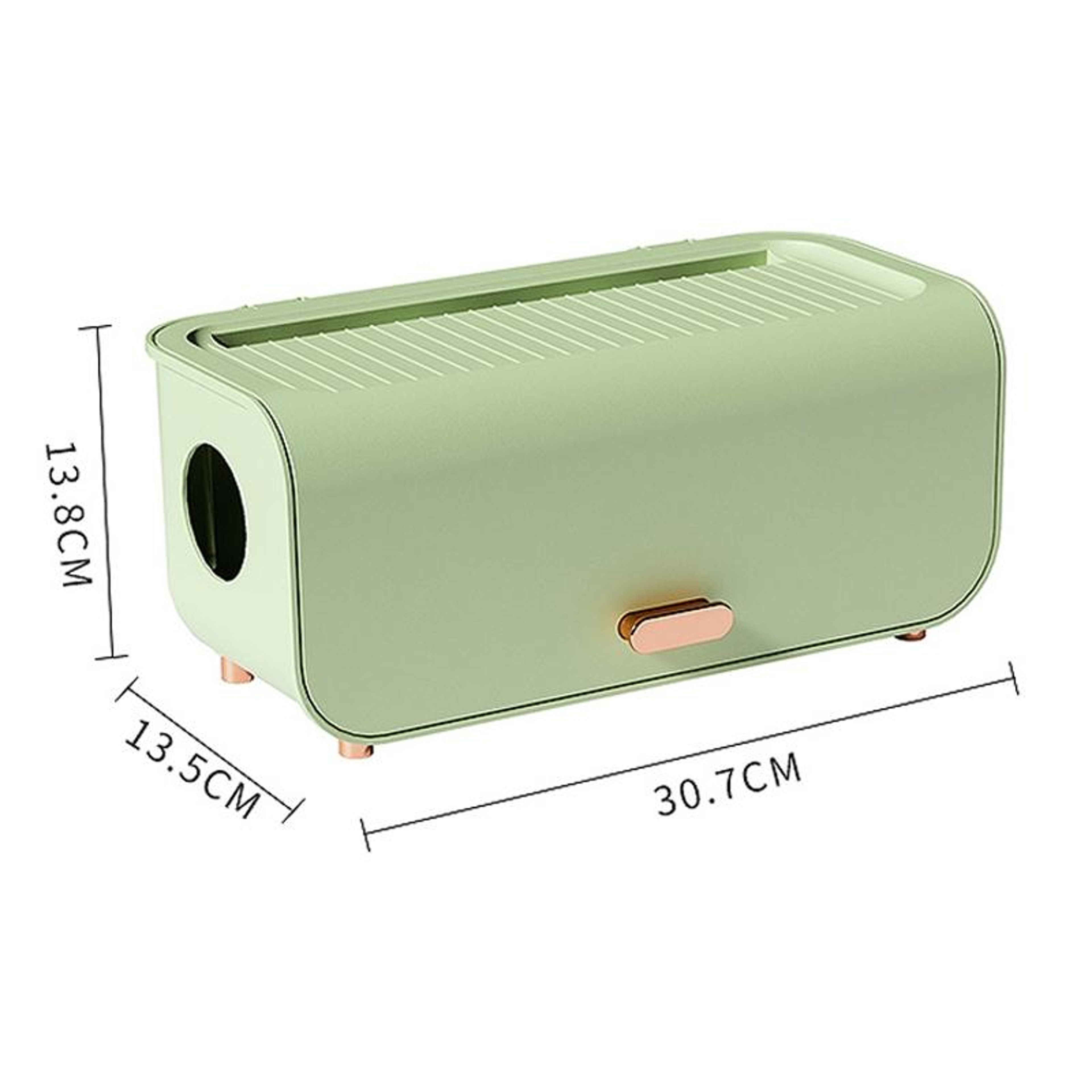 Cable Management Box Organizer with Charging Dock Dustproof Waterproof Storage Case – view 4