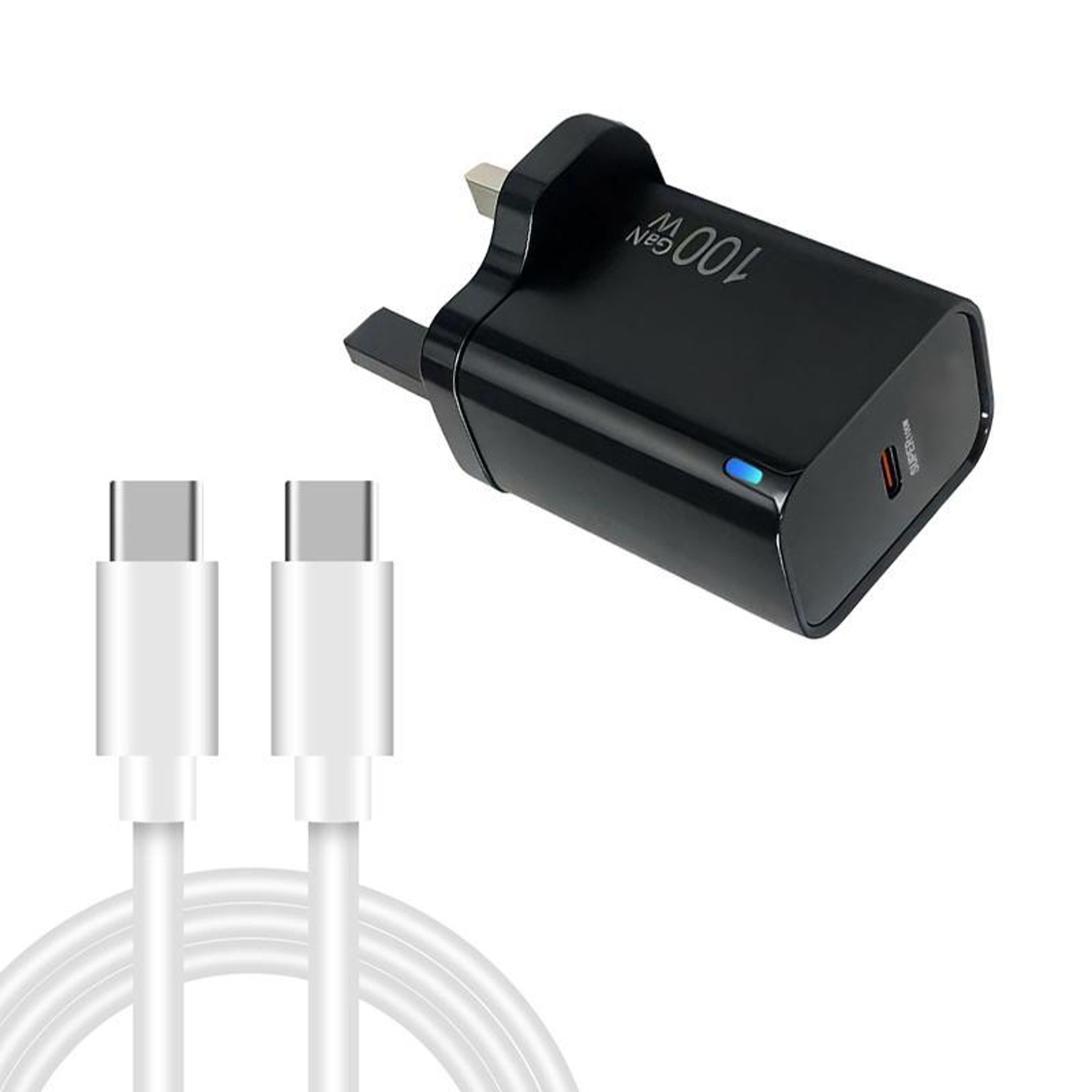 100W GaN USB C Fast Charger 45W PD Power Adapter with Type C Cable for Laptop Phone Tablet – view 9