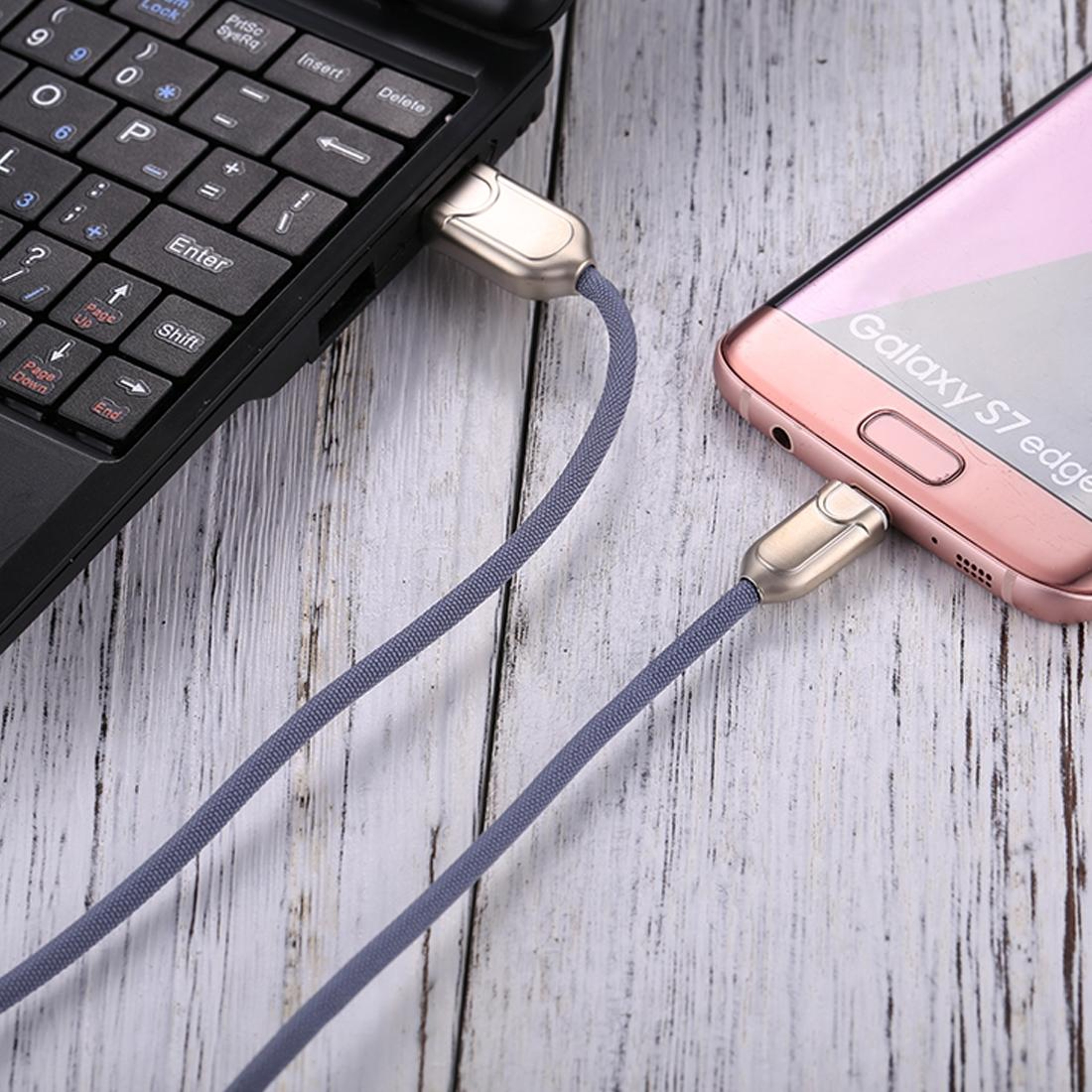 Fast Charge 2A Micro USB Charging Cable 1m Durable USB 2.0 Data Sync Cable – view 5