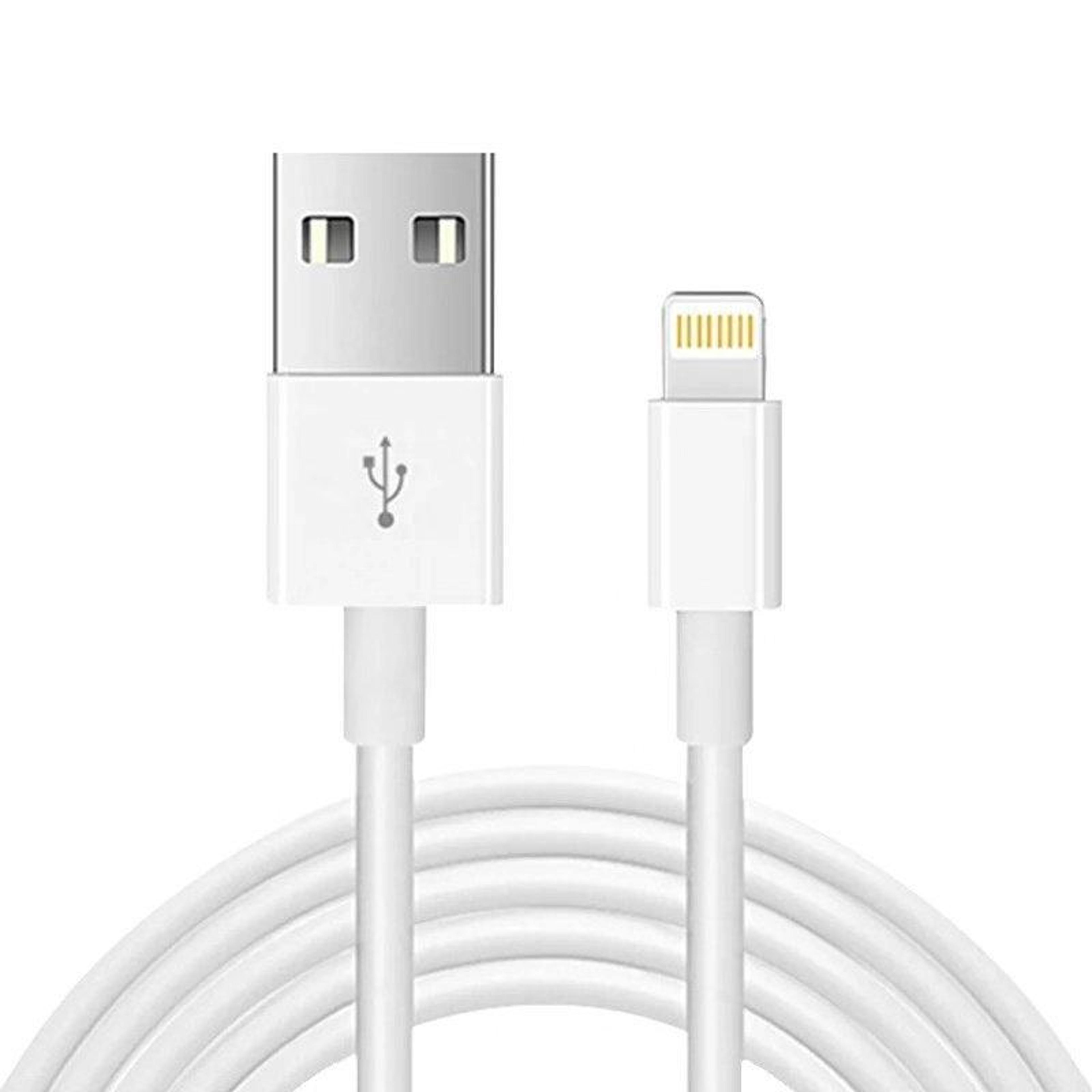 USB to Lightning Cable 3m iPhone Charging & Data Sync Cable White – view 1