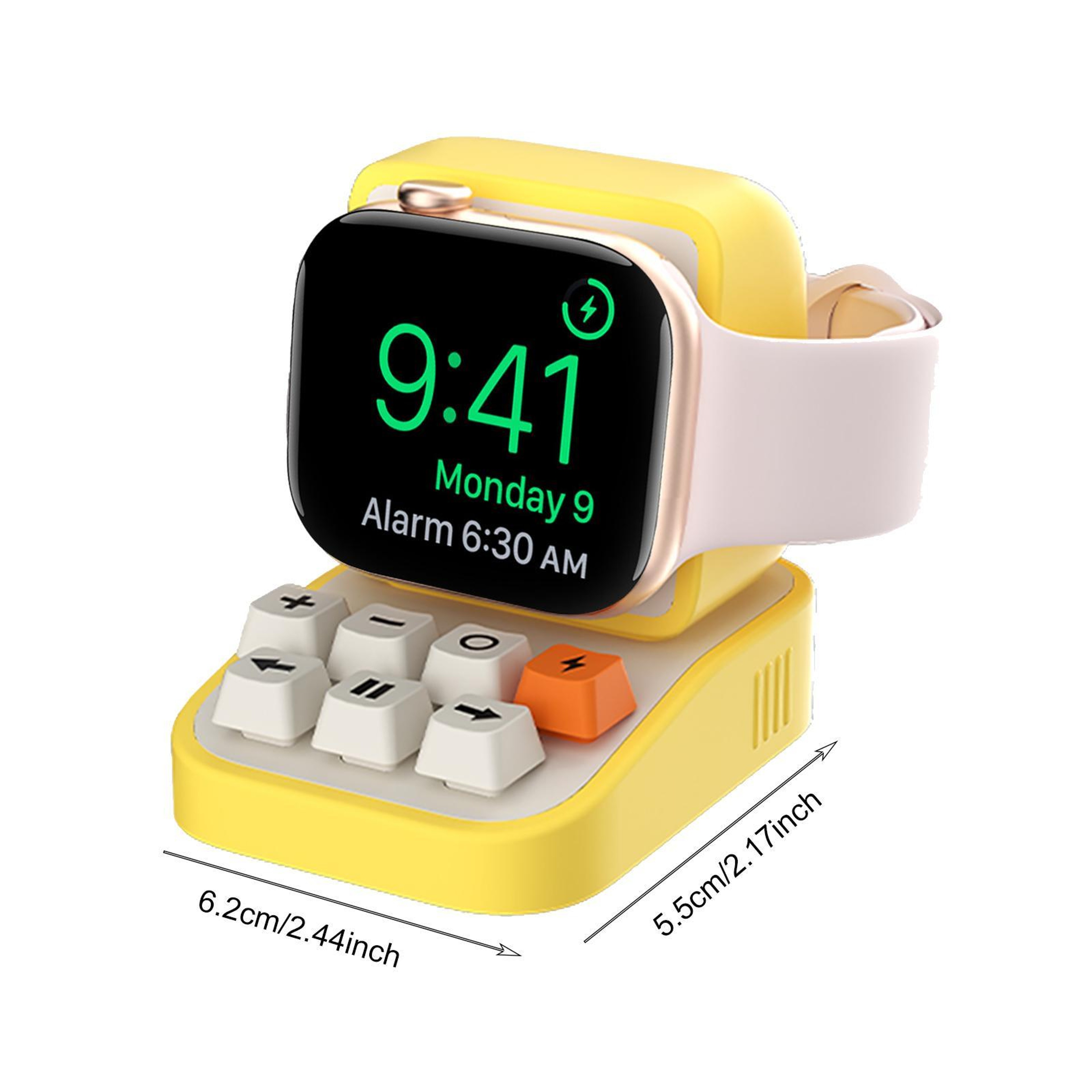 XDcase Typewriter Design Apple Watch Charging Stand Cable Management Dock – view 10