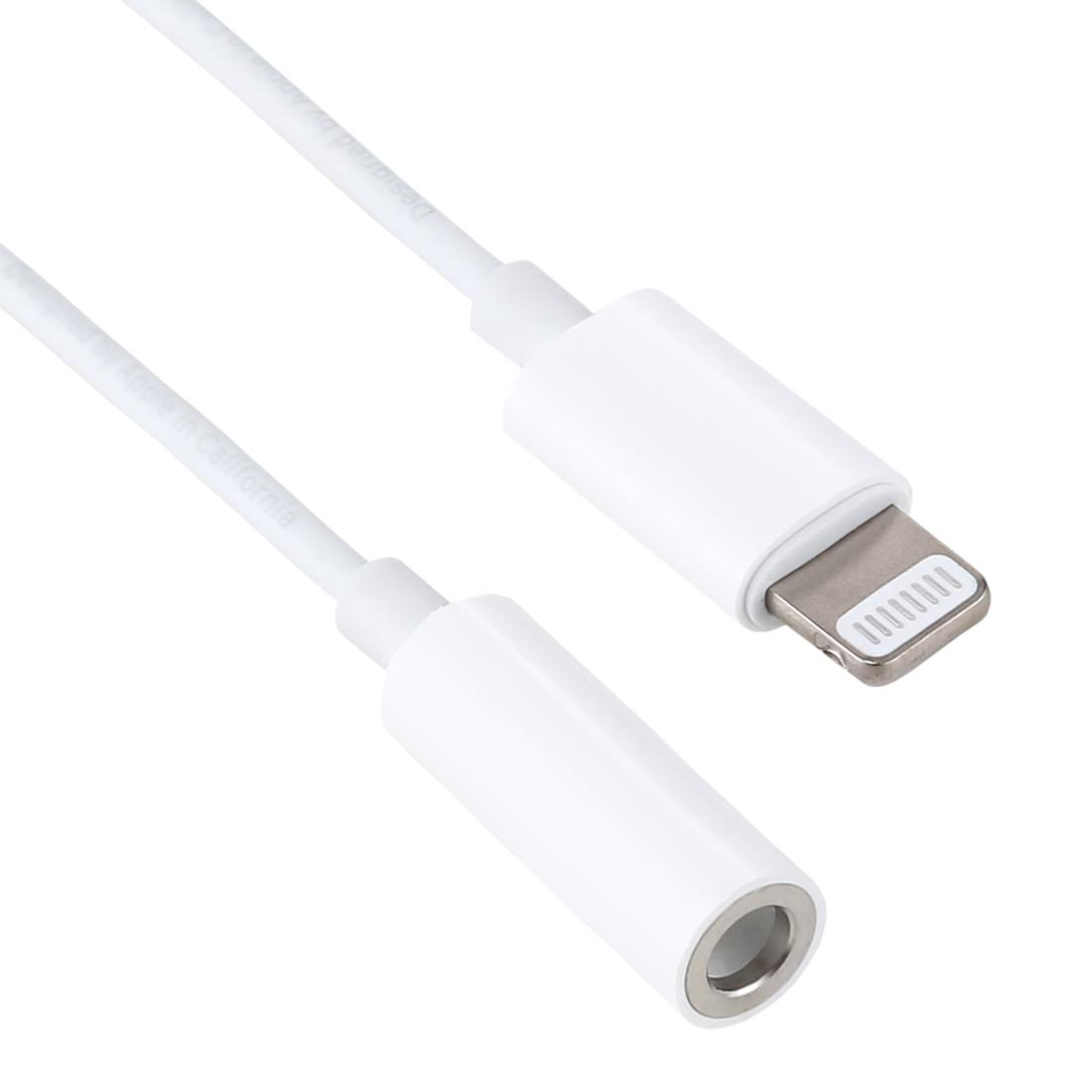 Lightning to 3.5mm Headphone Audio Adapter 8 Pin iPhone Earphone Converter Cable 8cm White – view 3
