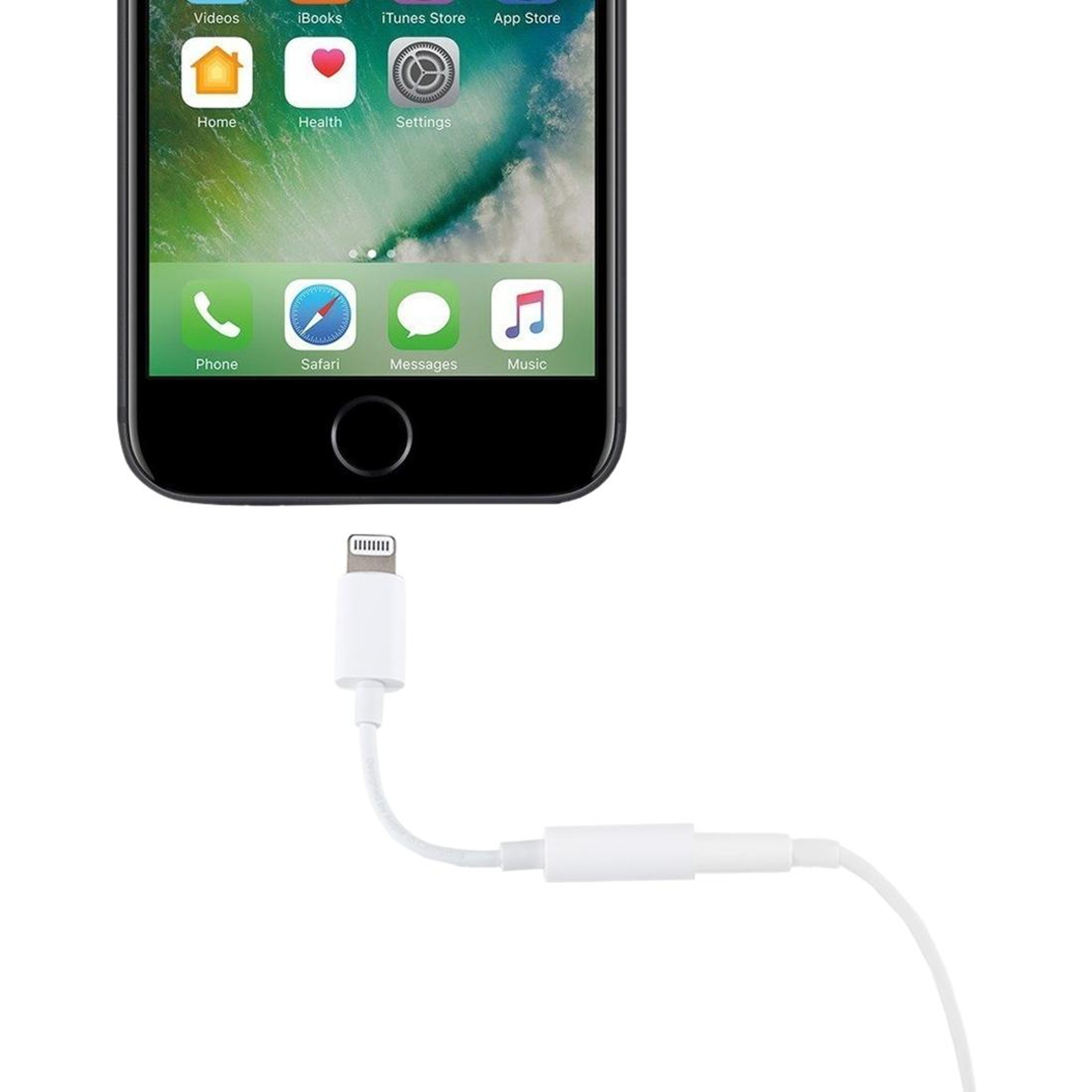 Lightning to 3.5mm Headphone Audio Adapter 8 Pin iPhone Earphone Converter Cable 8cm White – view 4