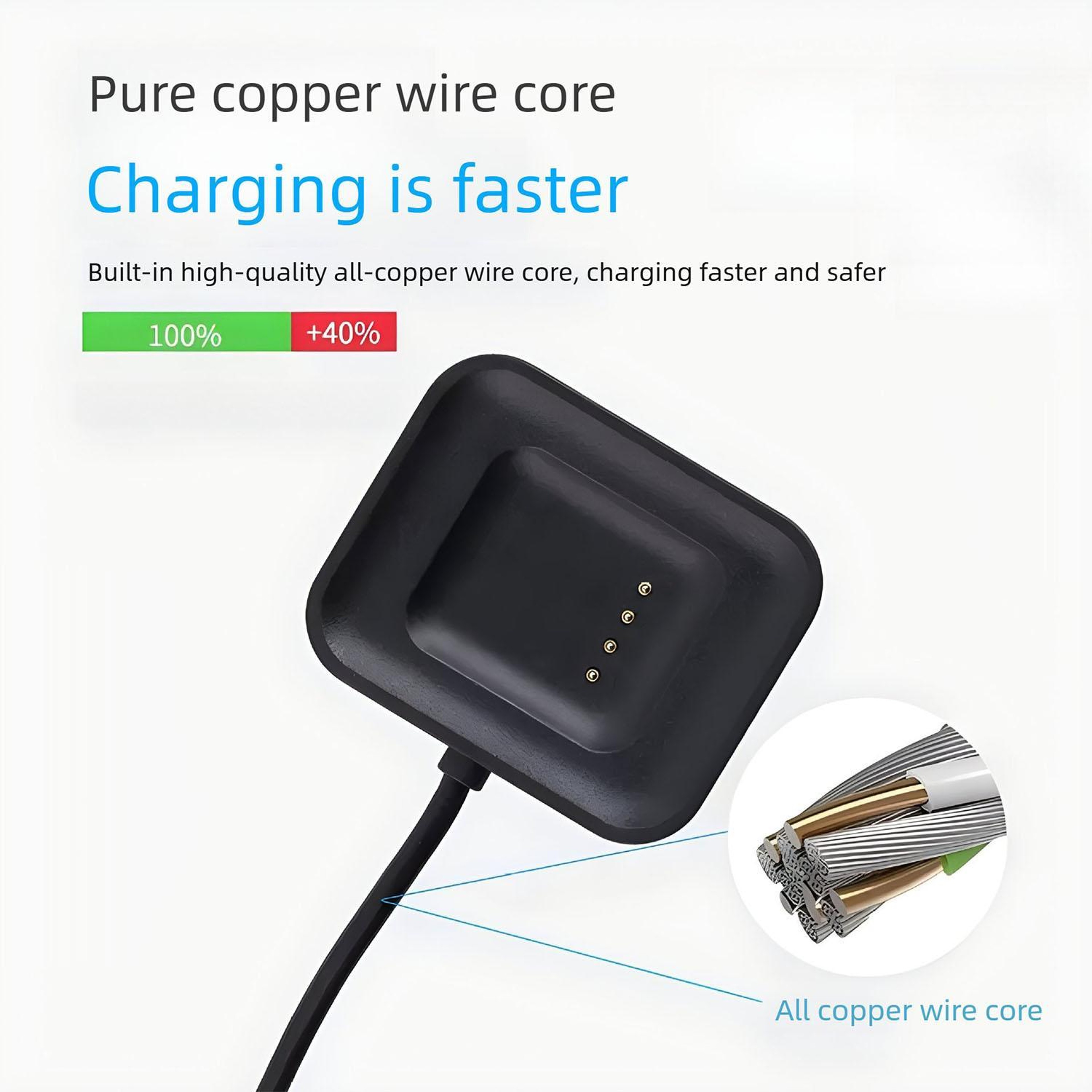 Xiaomi Mi Watch XMWT01 Magnetic USB Charging Cable 1m Replacement Charger – view 7
