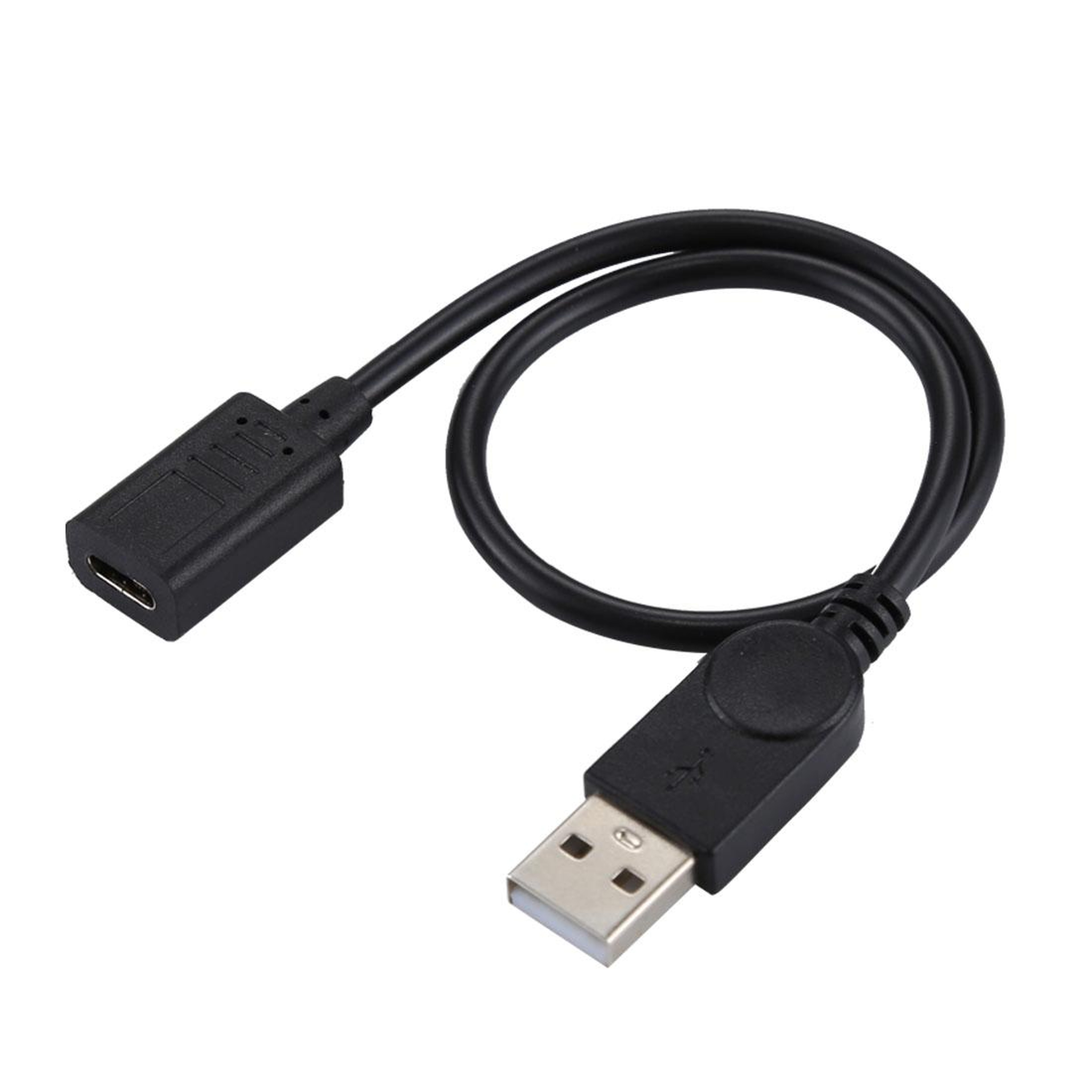 USB-C to USB Adapter Cable 33cm Durable Type C Female to USB 2.0 Male Converter – view 1