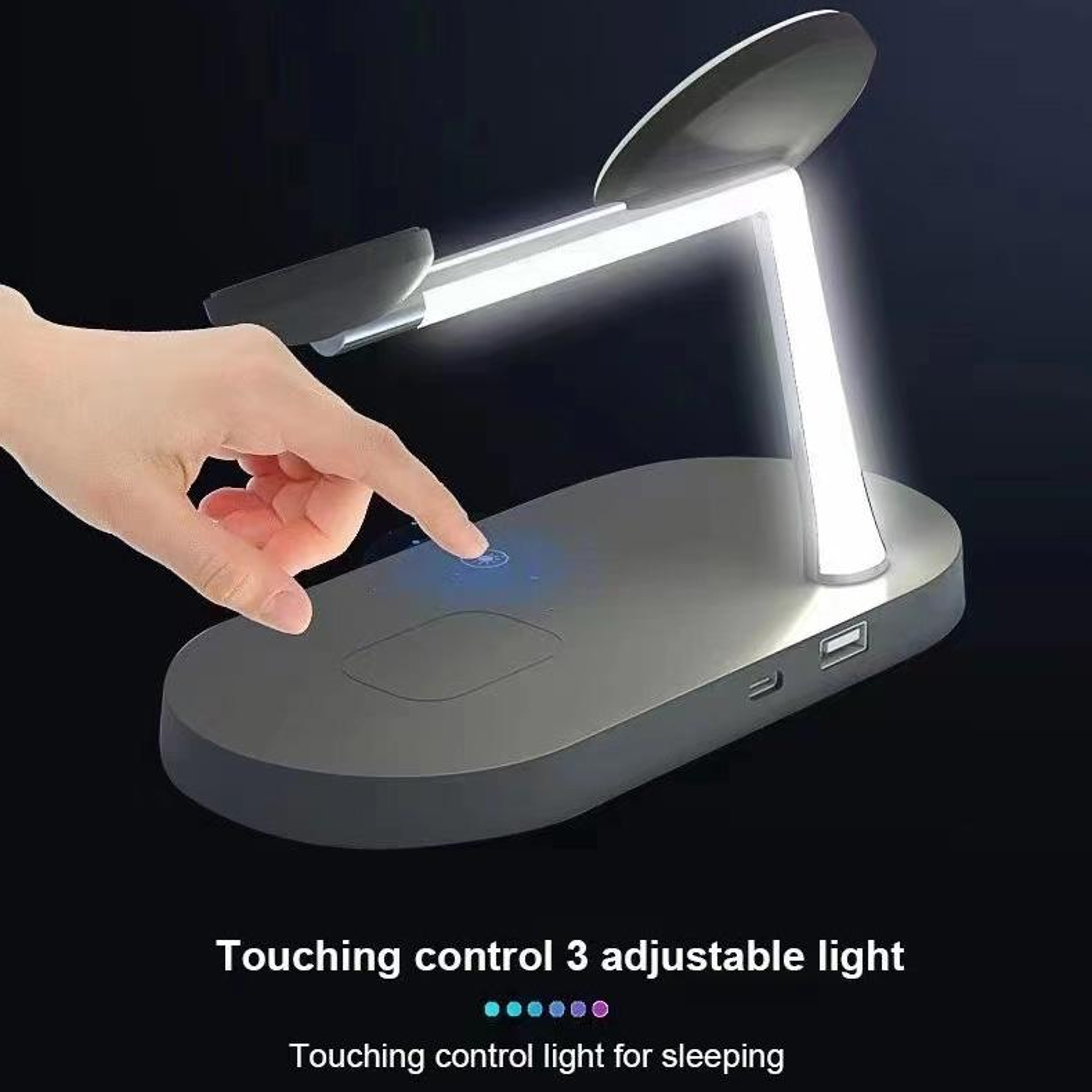 5-in-1 Magnetic Wireless Charging Station 15W Fast Charging Dock for iPhone Apple Watch AirPods – view 6
