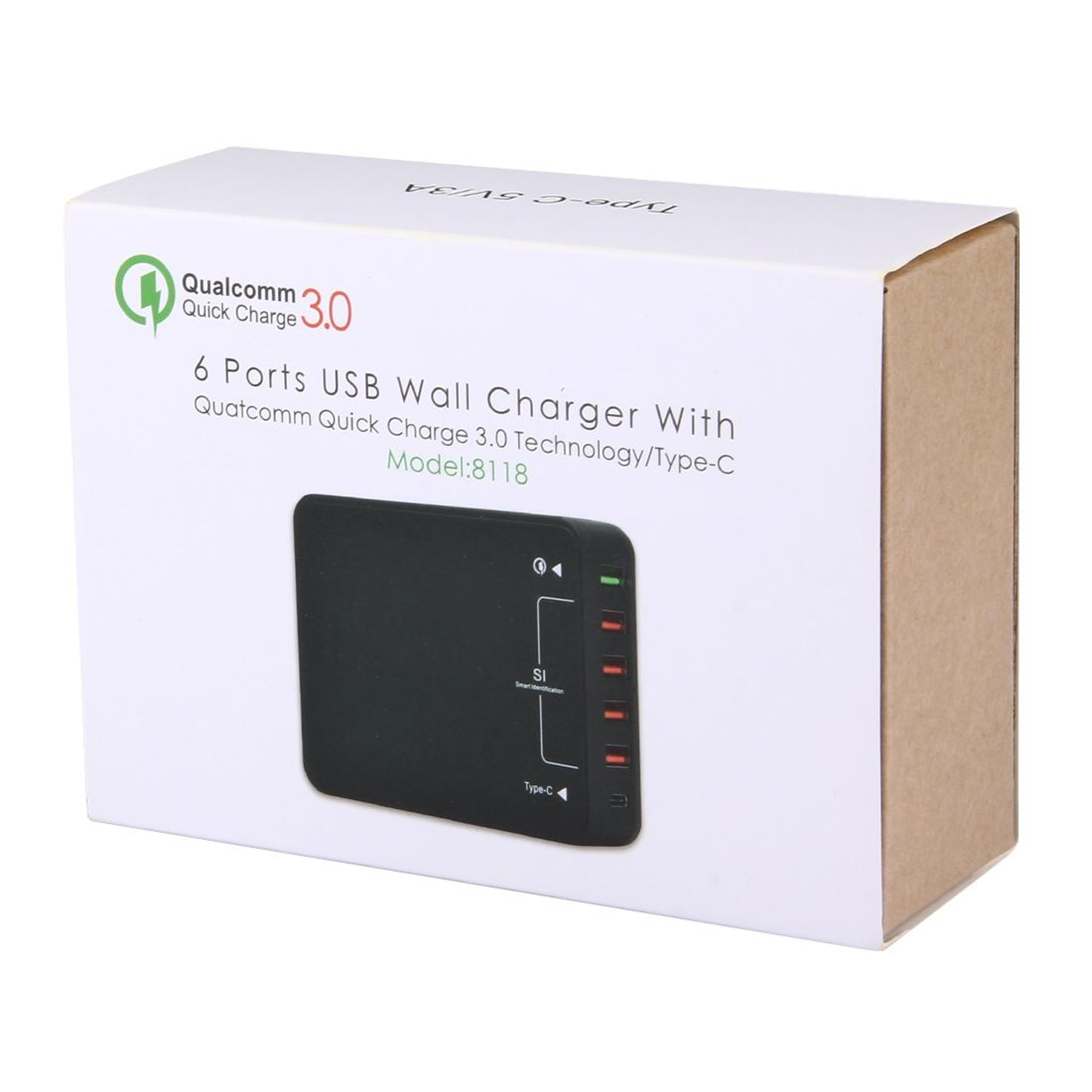 6-Port USB Desktop Charger Quick Charge 3.0 USB-C Fast Charging Station – view 10