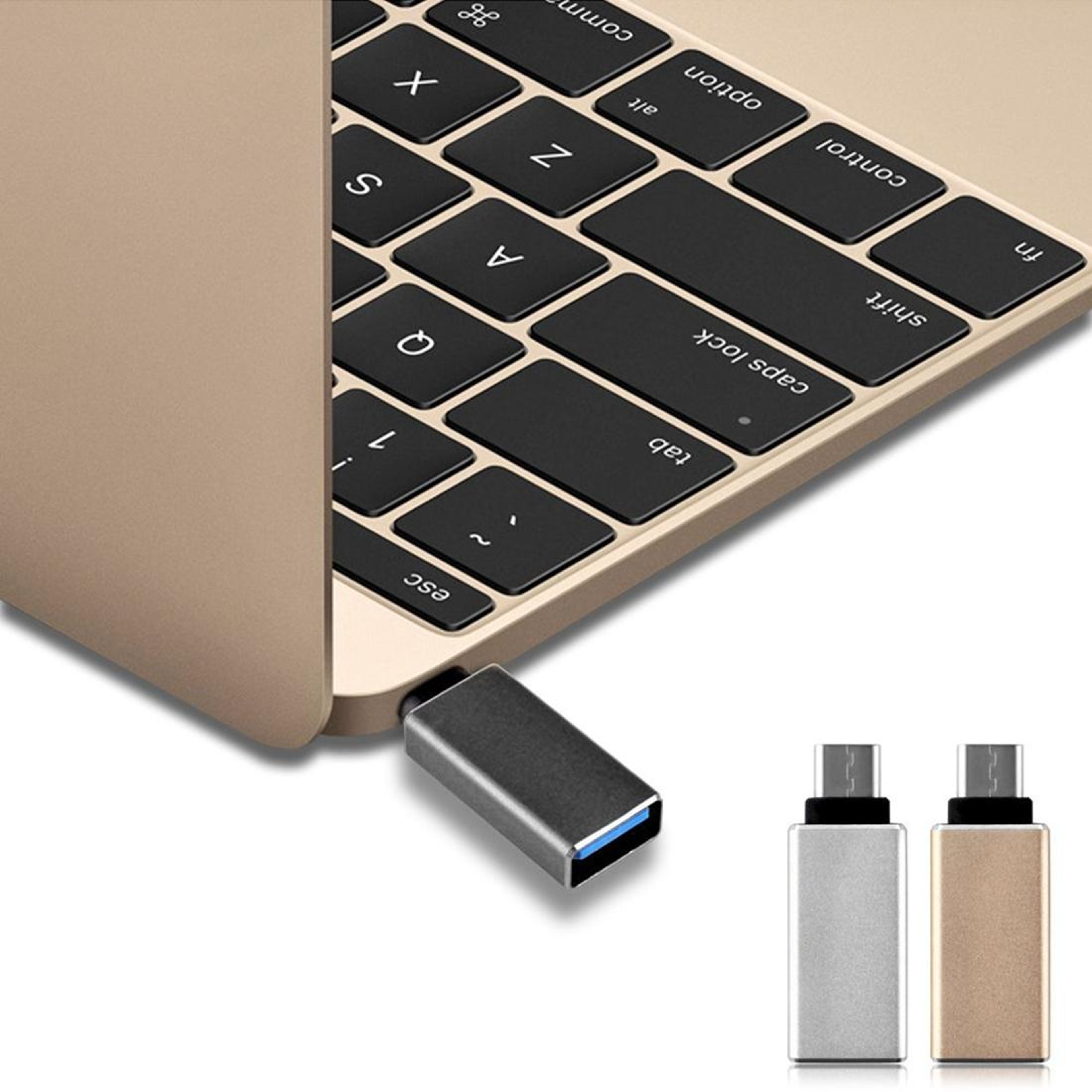 USB 3.0 to USB-C Adapter Converter for MacBook Chromebook Pixel Fast Data Transfer Adapter – view 8