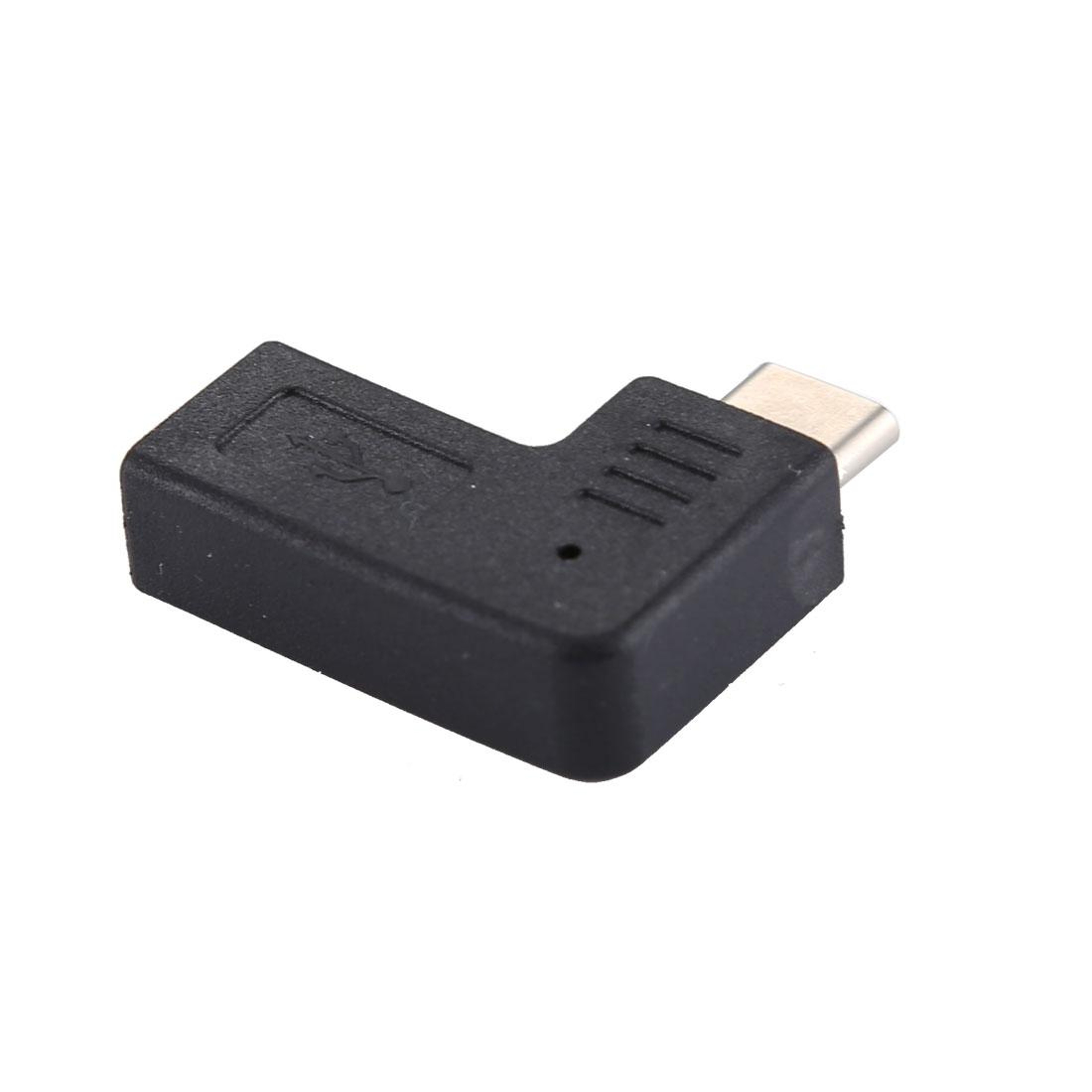Micro USB to USB-C Elbow Adapter Converter OTG Charging & Audio Connector – view 3