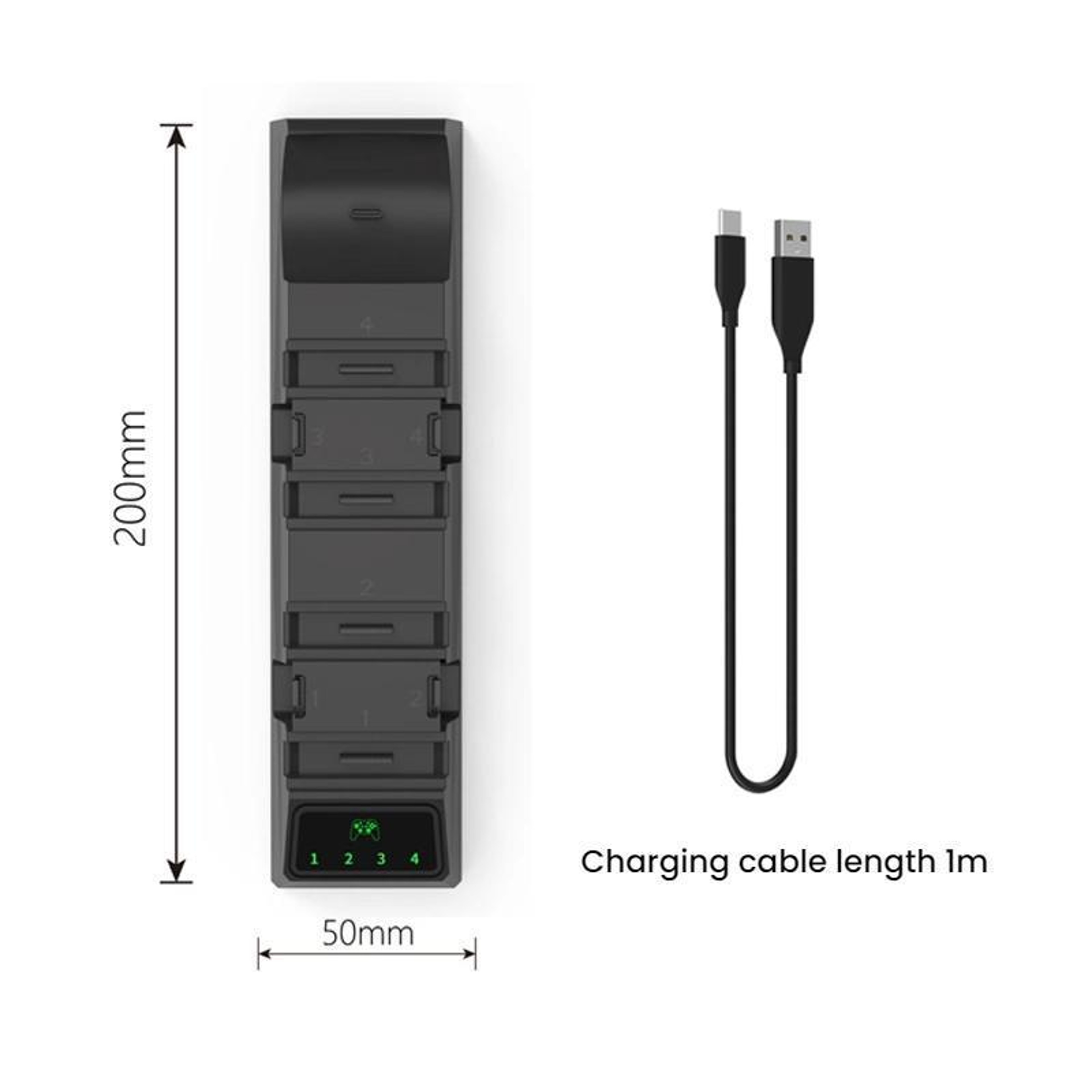 9-in-1 Nintendo Switch 2 Controller Charging Dock Station for Joy-Con & Pro Controller – view 2