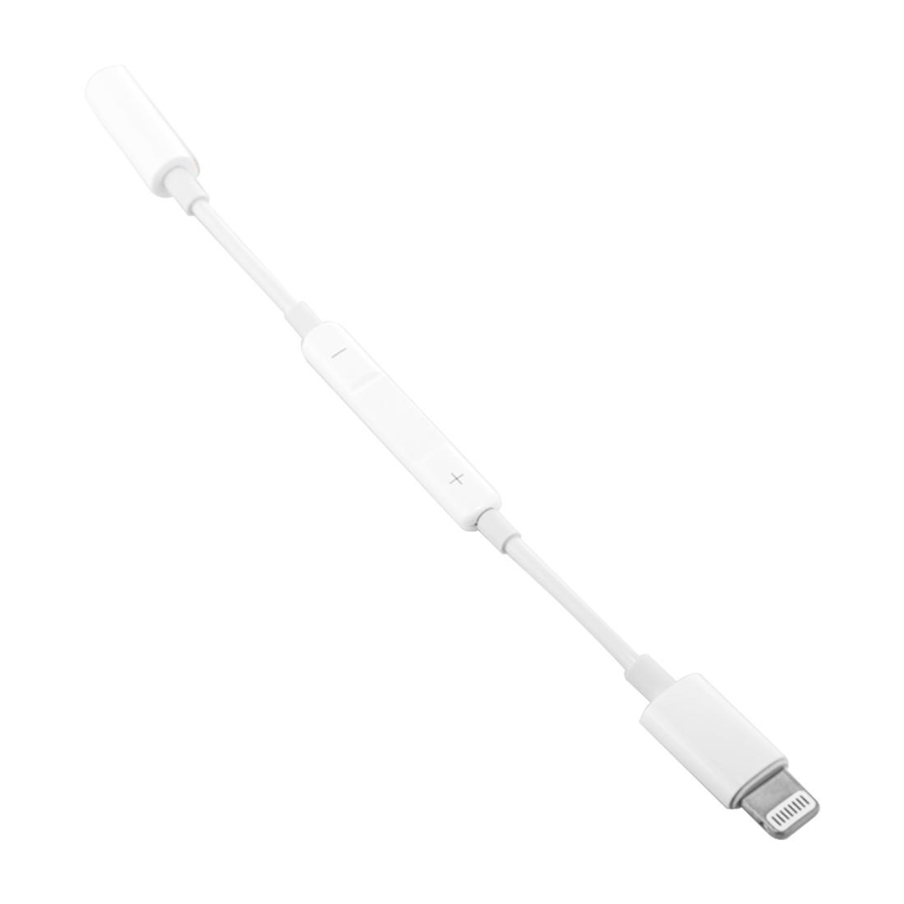 Lightning to 3.5mm Headphone Adapter with Remote Control Support for iPhone iPad – view 2