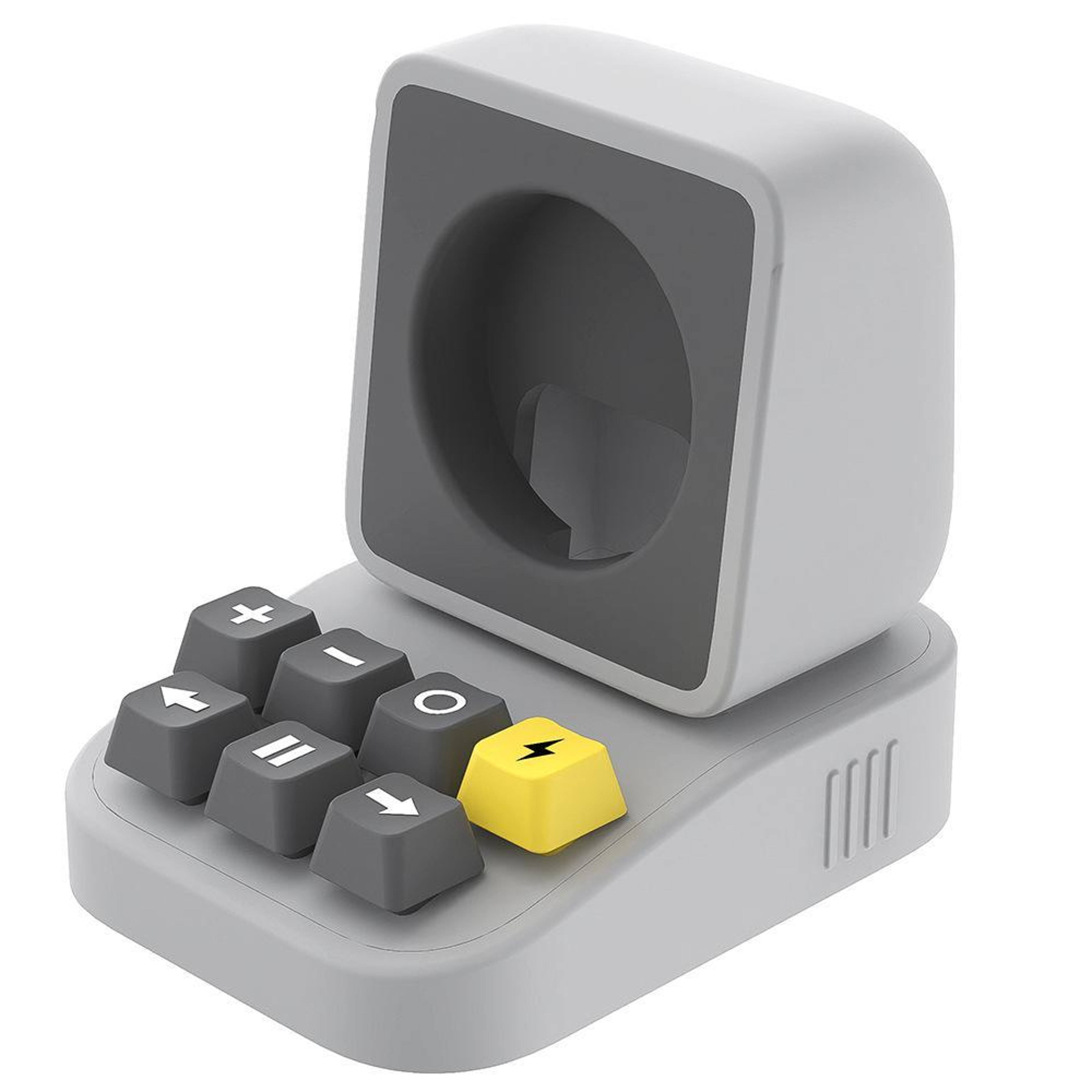 Typewriter Style Apple Watch Charging Stand, Silicone Dock, Wireless Charging Holder for Desk Setup – view 8