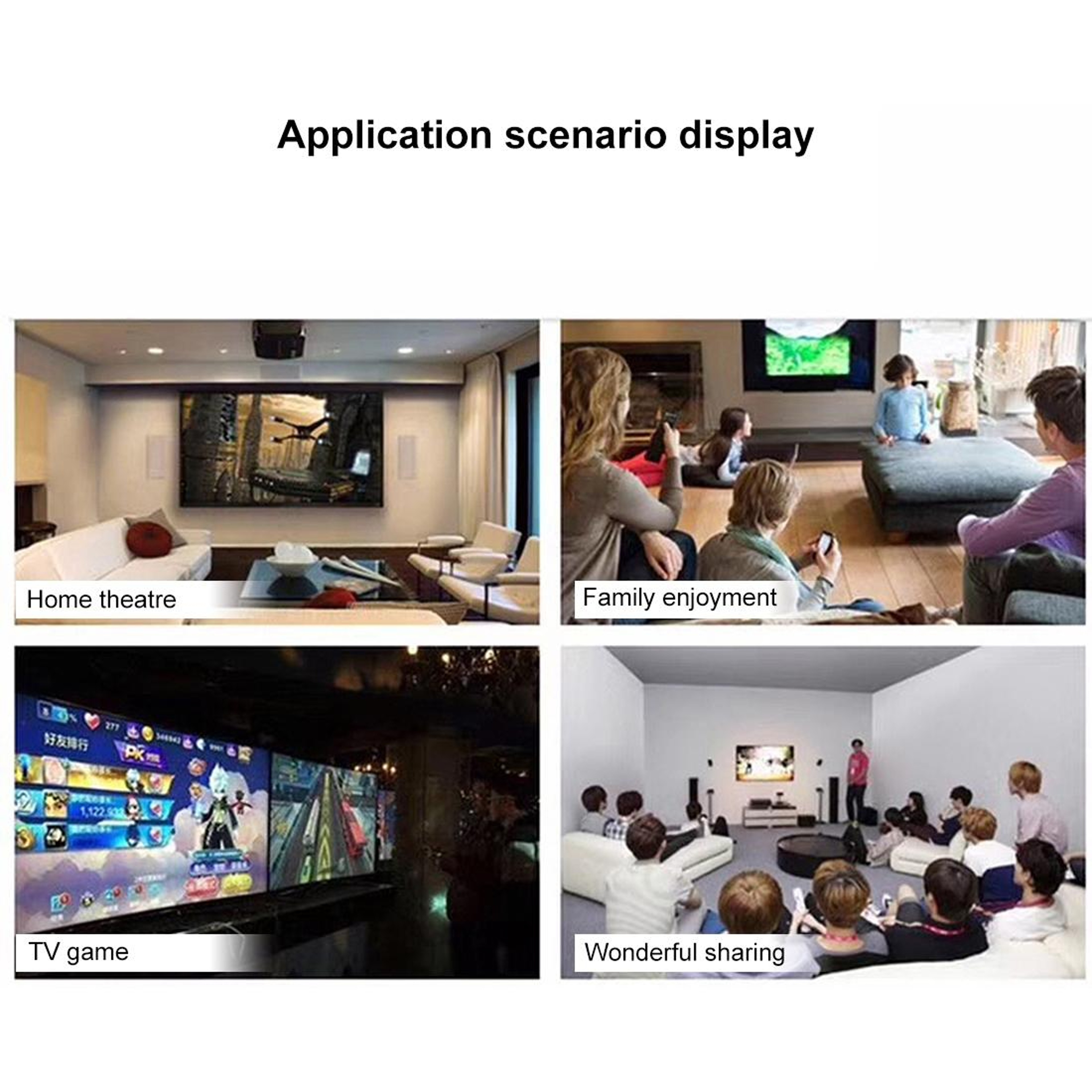 3 in 1 USB-C iPhone Micro USB to HDMI TV Cable 1080P Screen Mirroring Adapter 2M – view 5