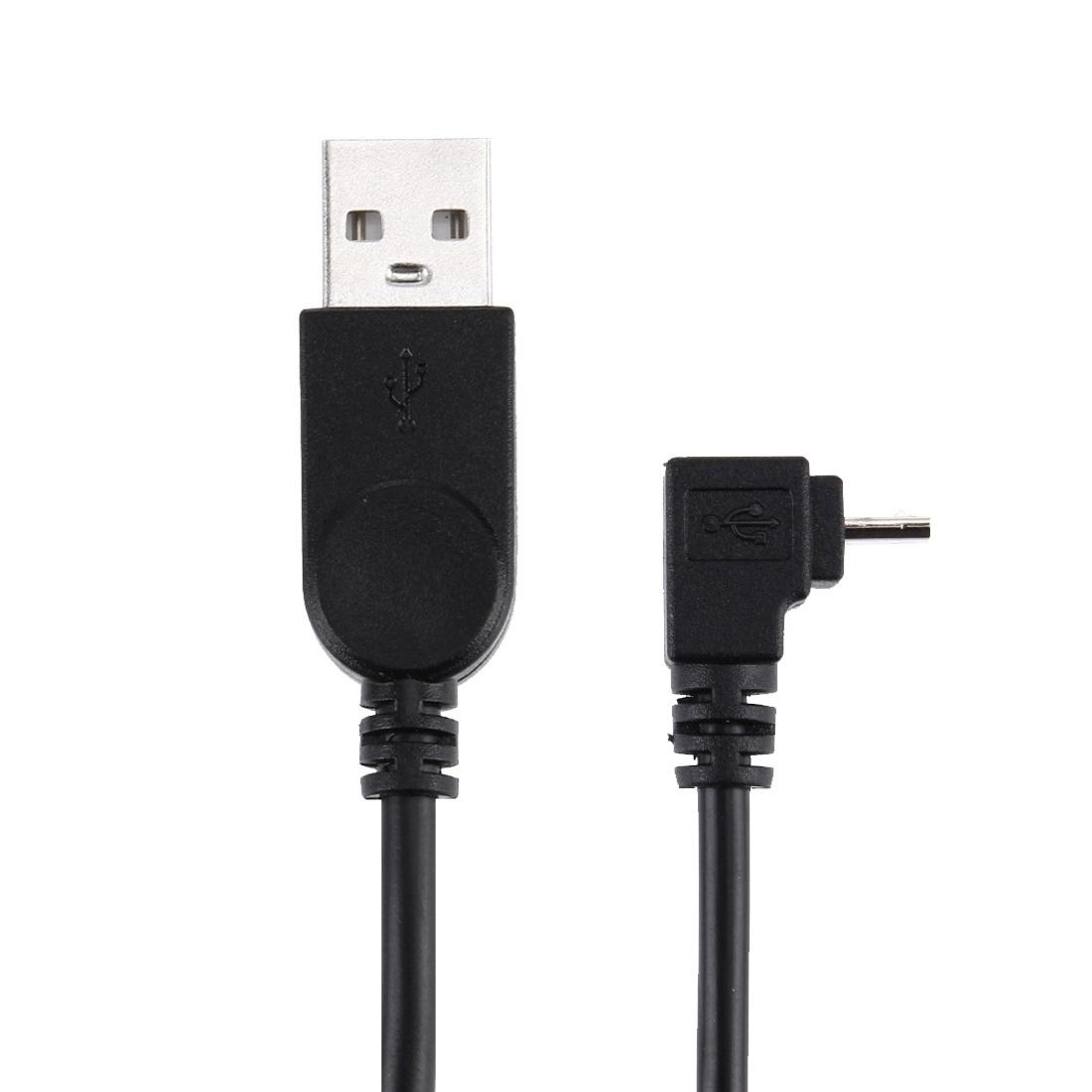28cm 90 Degree Right Angle Micro USB to USB Short Charging and Data Cable – view 3