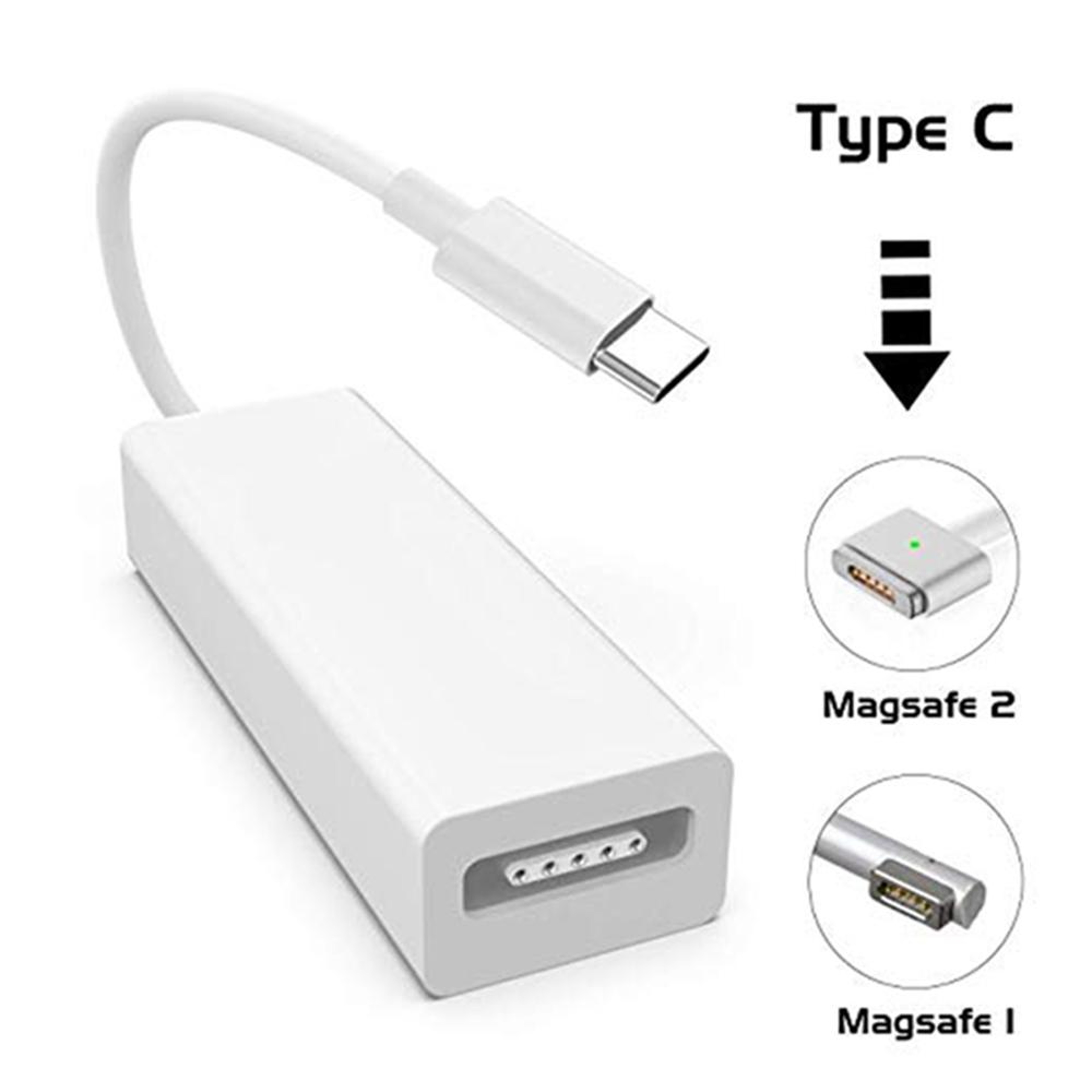 MagSafe to USB C Charging Adapter for MacBook Pro Air and USB C Devices Fast Magnetic Converter – view 4