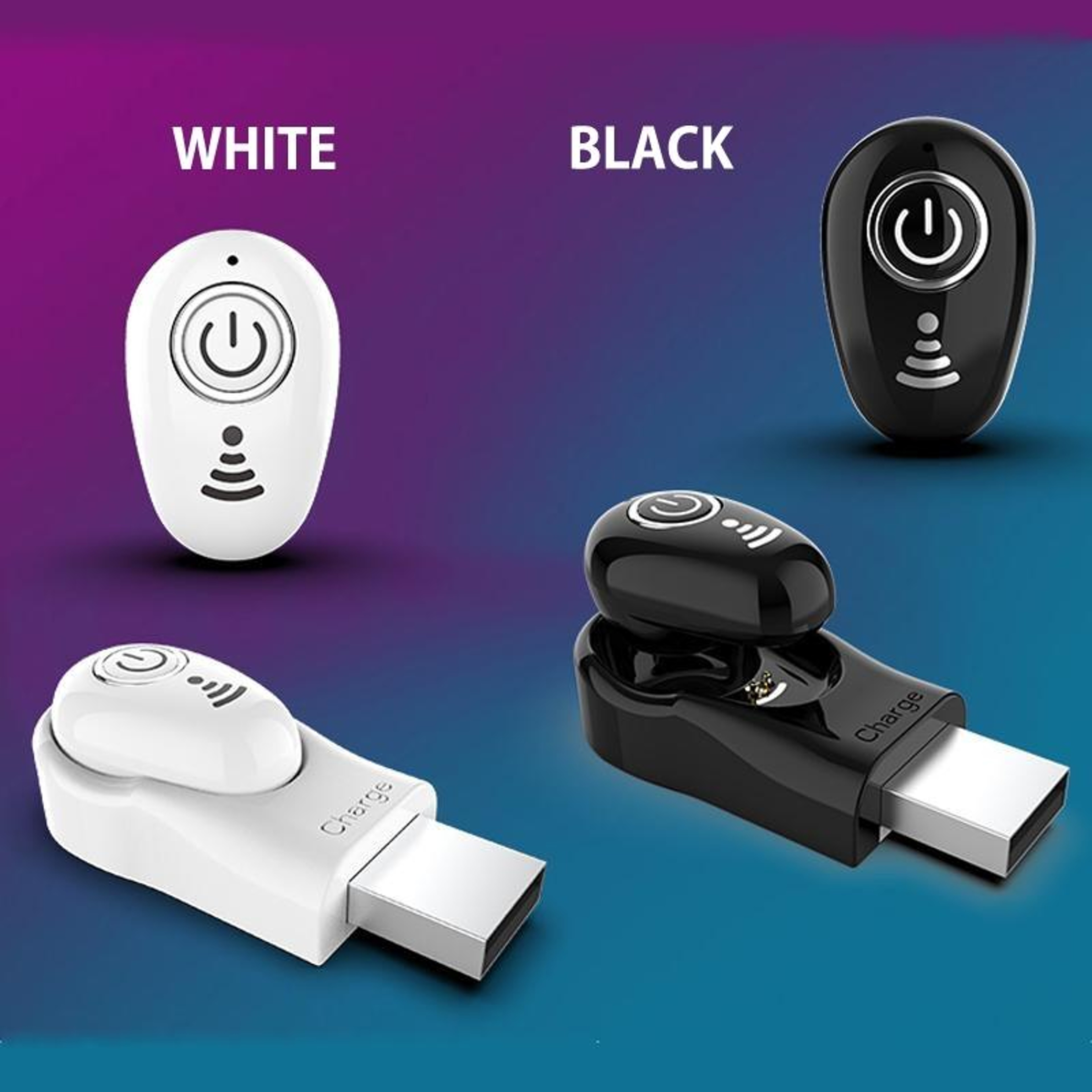 S650 Mini Invisible Bluetooth Earbud with Microphone for Calls, Driving and Sports – view 2