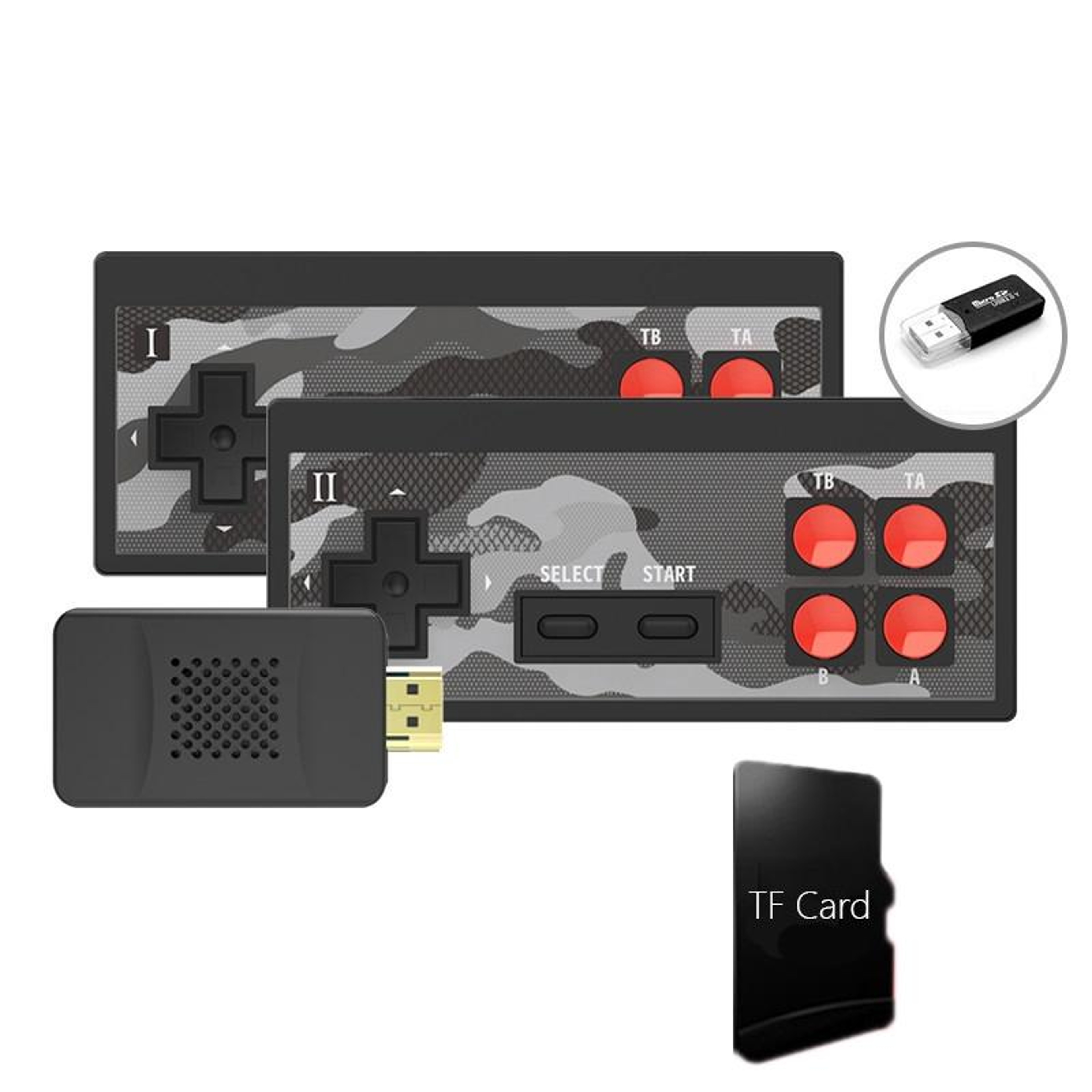 Wireless HDMI Retro Game Console with 900 Games & Dual Controllers – view 10