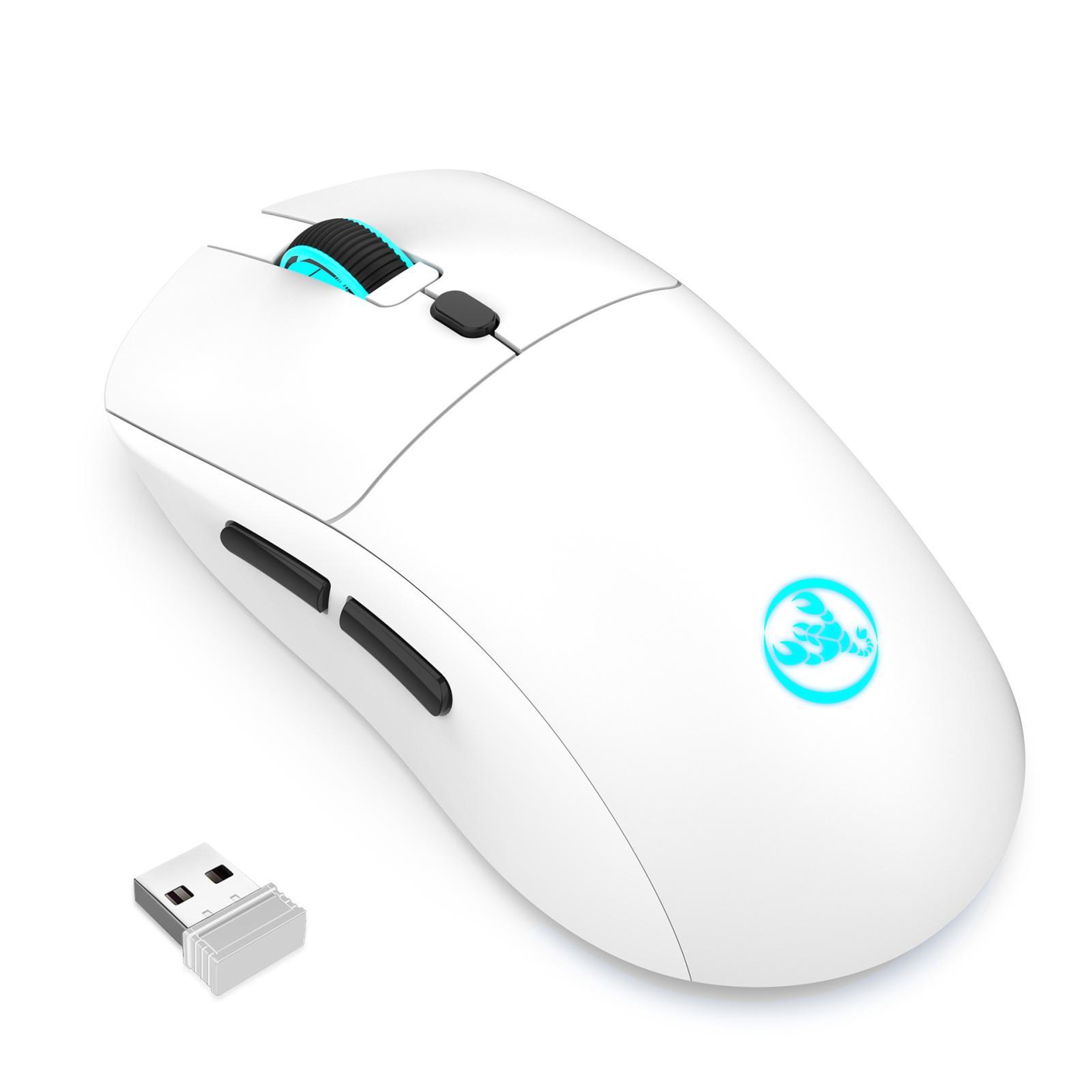 HXSJ T20 Rechargeable Wireless Mouse 3600 DPI Ergonomic Gaming Mouse with RGB Lighting – view 15
