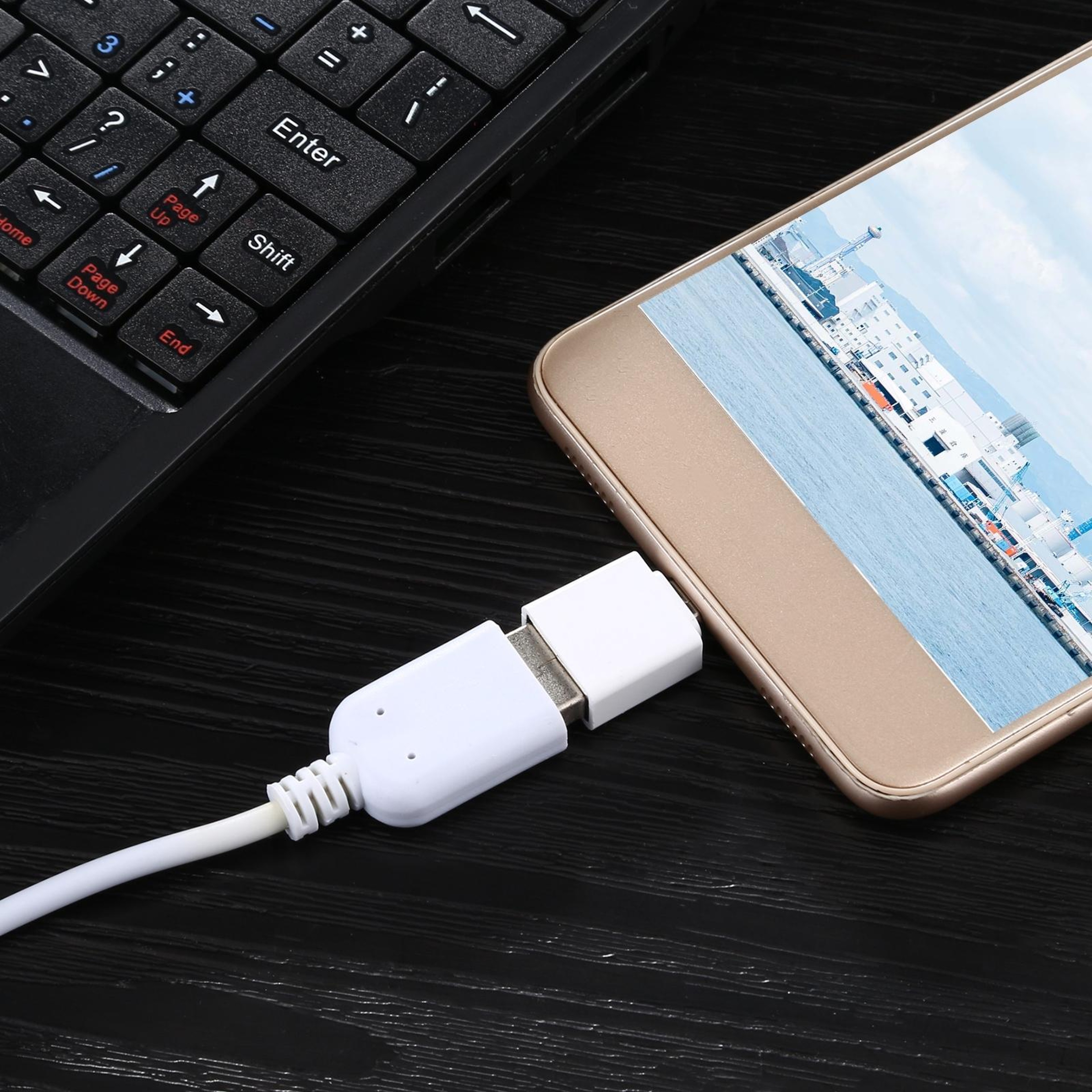 Micro USB OTG Adapter USB On-The-Go Connector for Flash Drive, Keyboard & Mouse – view 7